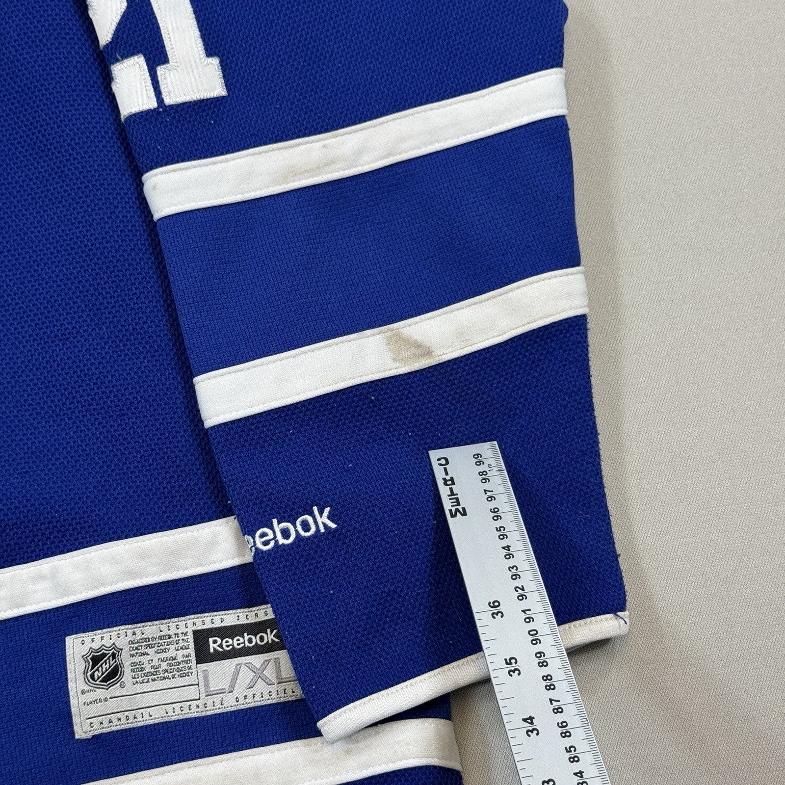 Reebok NHL James Van Riemsdyk #21 Toronto Maple Leafs Youth L/XL Hockey Jersey
