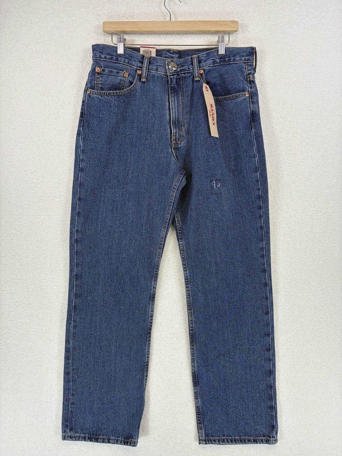 Levi's 516 Slim Straight Jeans Mens 34x30 Medium Wash NEW