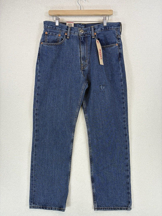 Levi's 516 Slim Straight Jeans Mens 34x30 Medium Wash NEW