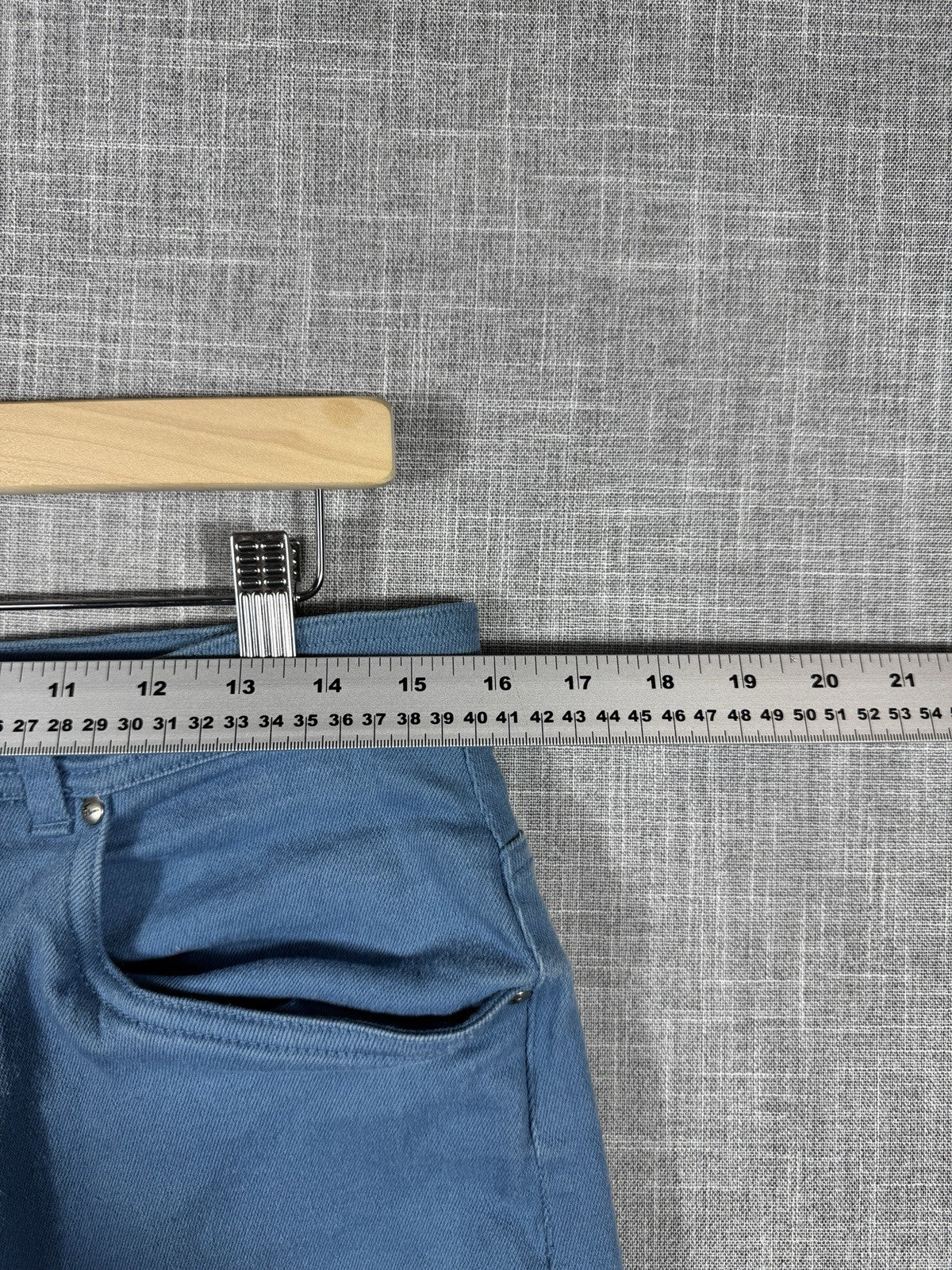 Gloria Vanderbilt Stretch Extensible Midrise Taper Teal Jeans Womens Medium