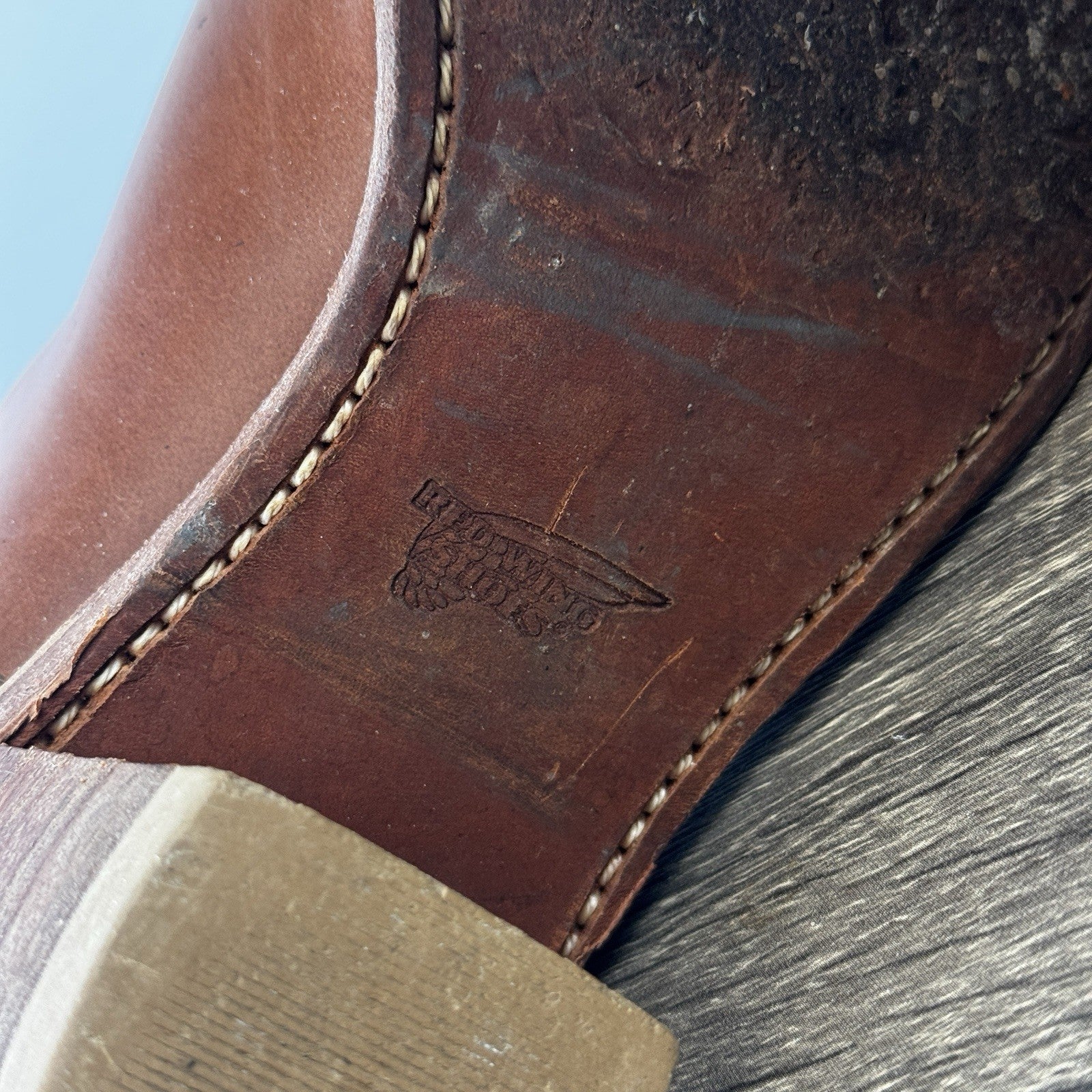 Red Wing Harriet Boots Womens 7.5B Pecan Boundary Brown Leather Heeled Ankle