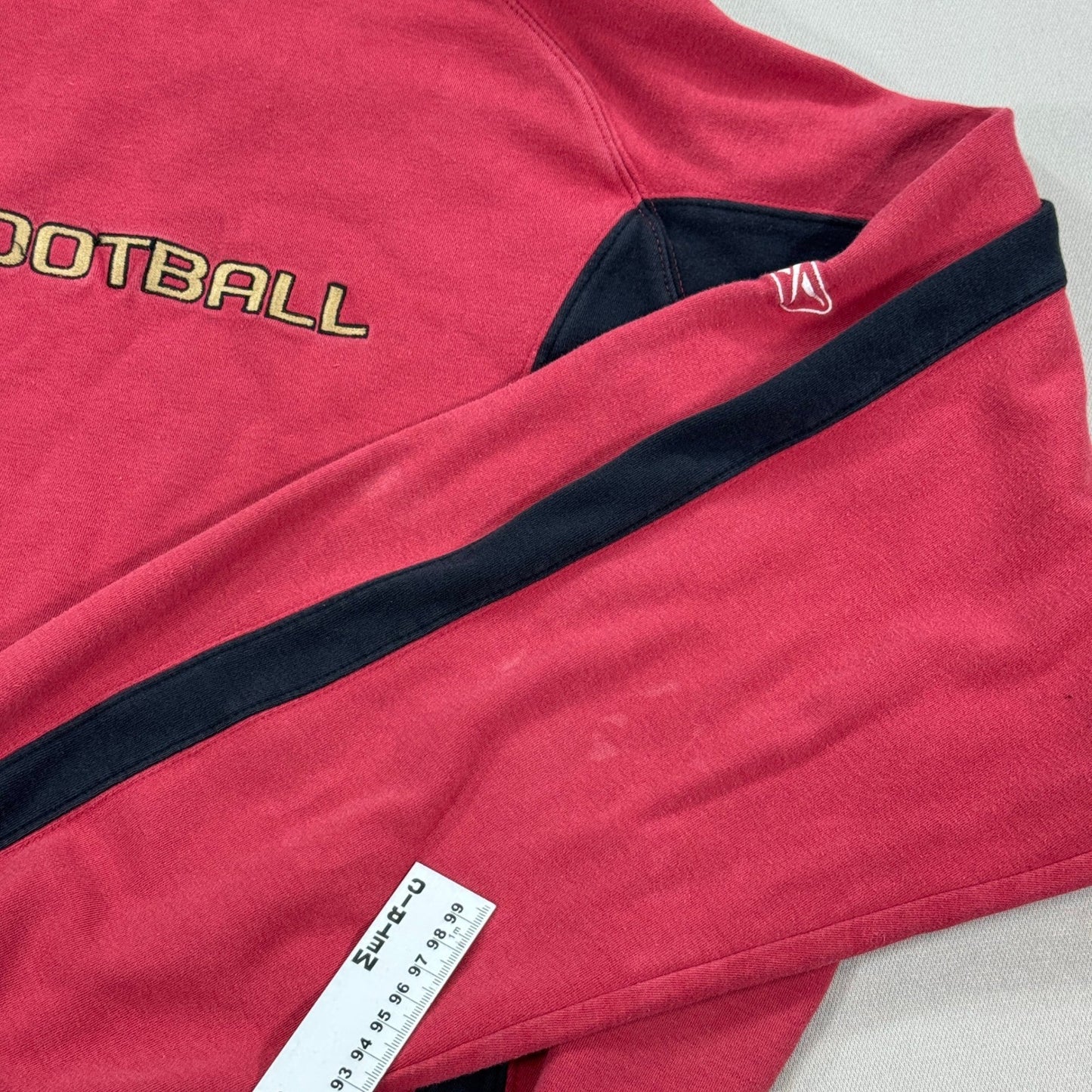 Reebok San Francisco 49ers Football Sweatshirt NFL Apparel Mens 2XL Red Pullover