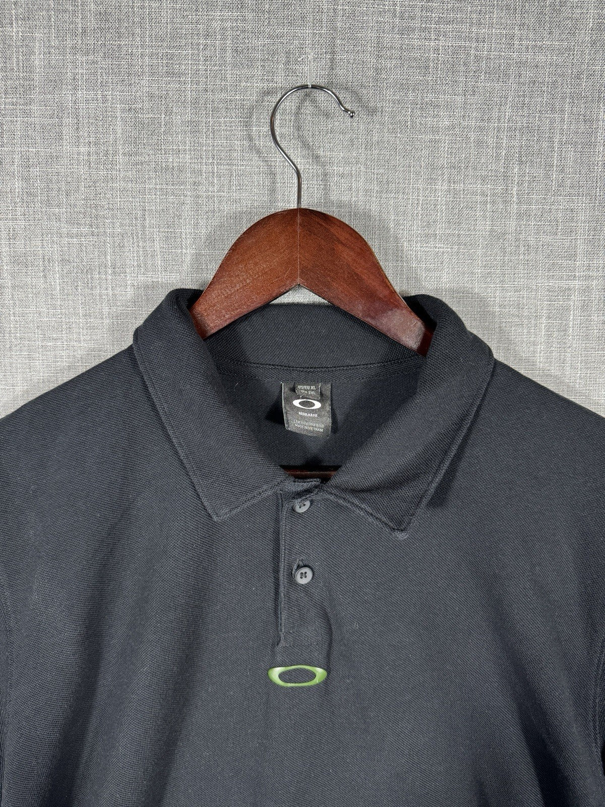 Oakley Long Sleeve Center O Shirt Collared Size XL Regular Fit