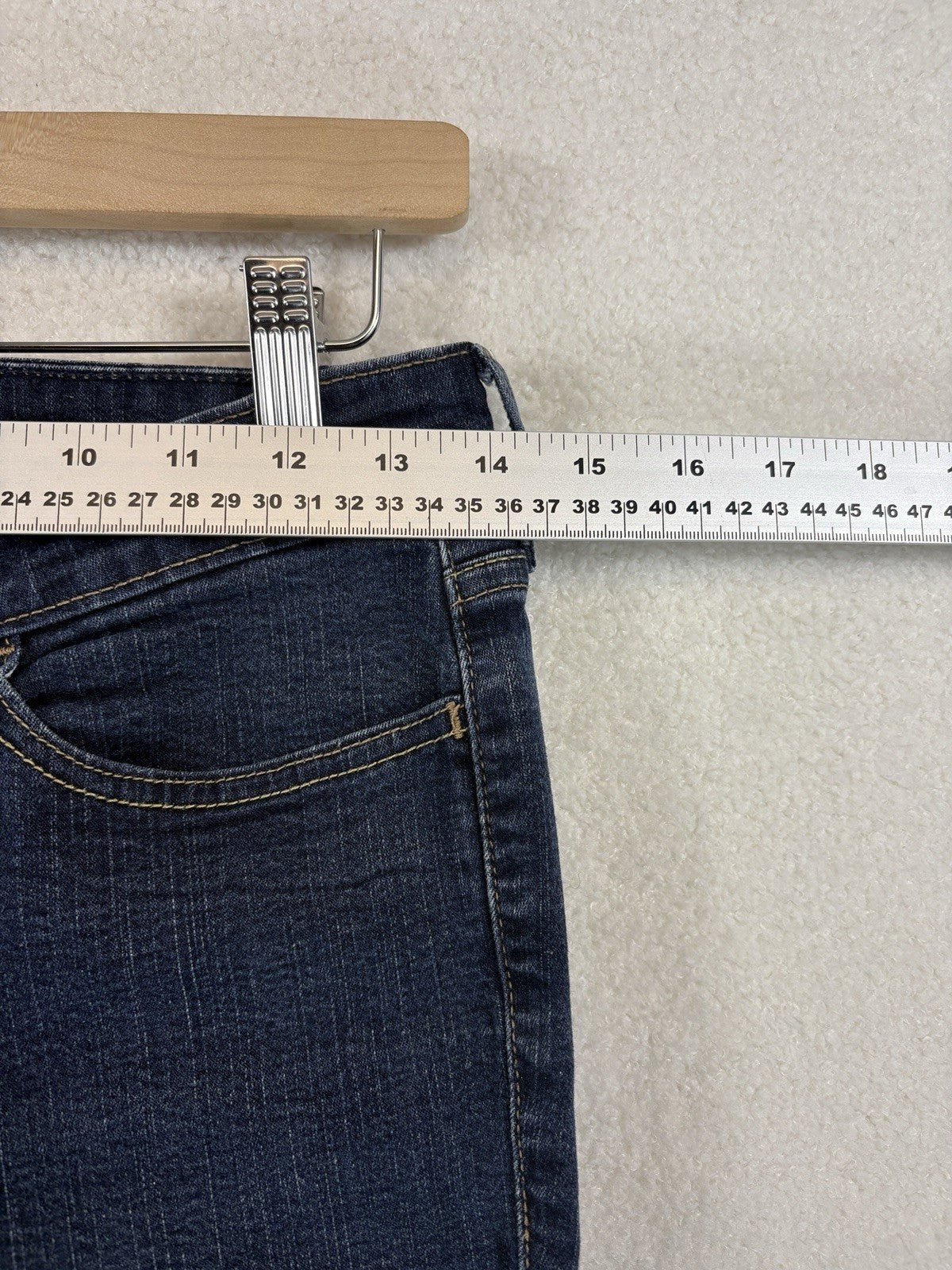 Levi's Skinny Straight Leg Blue Denim Jeans Womens 28x26