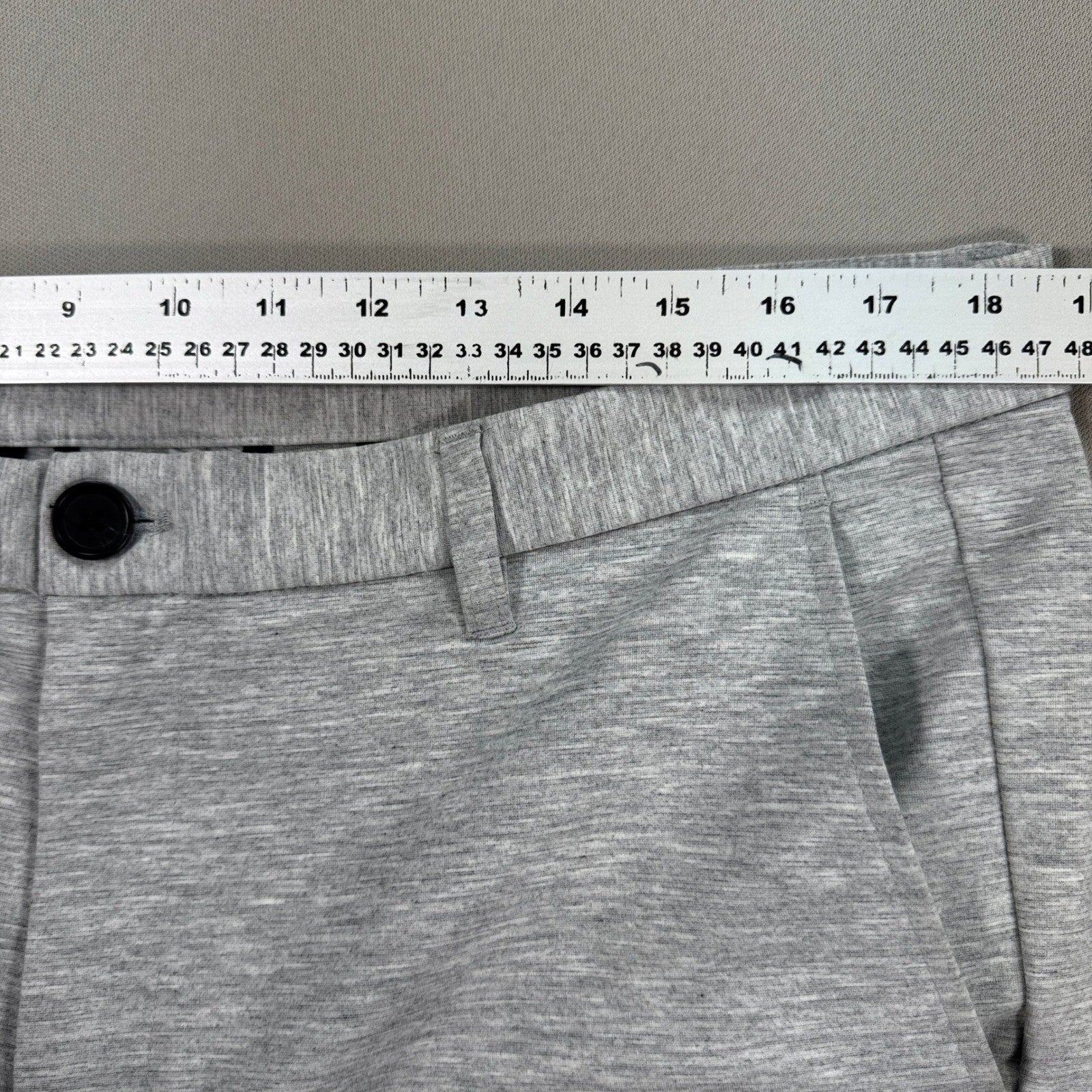 Lindbergh Superflex Dress Pants Mens 2XL Gray Slim Fit Performance Chino Stretch