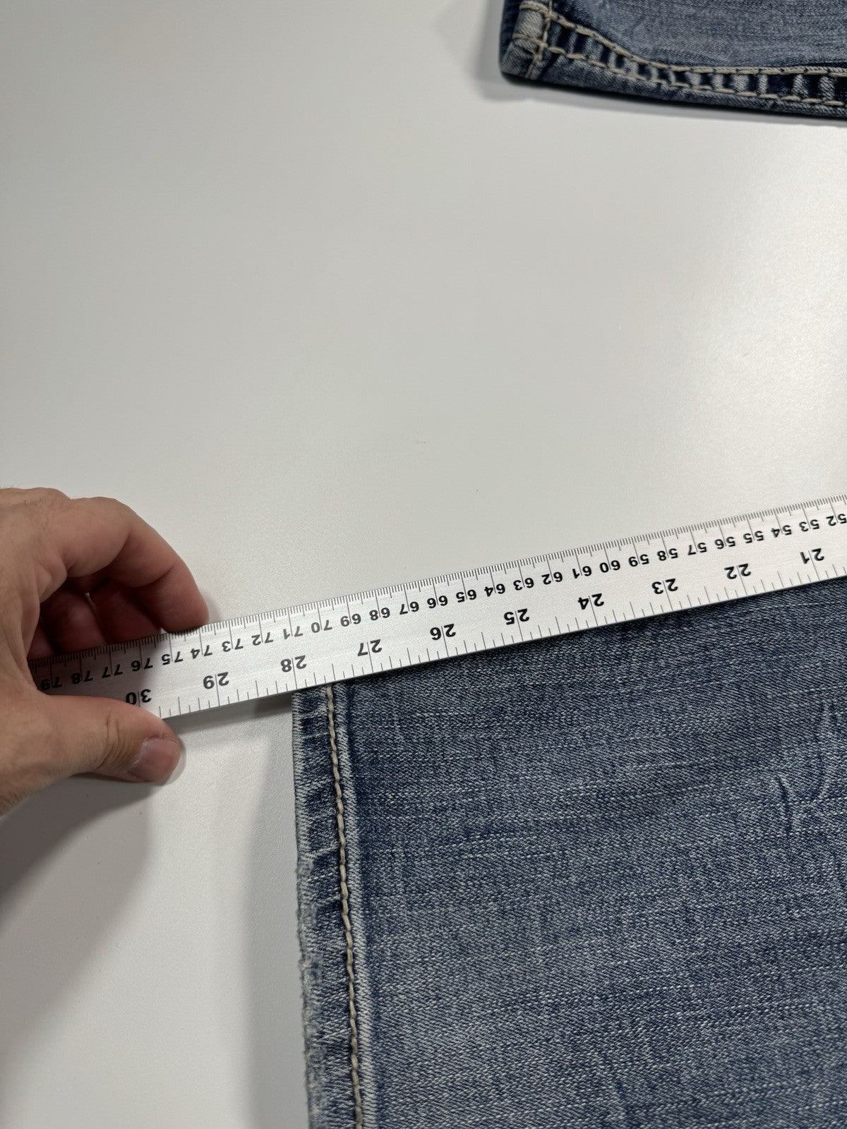 Silver Jeans Gordie Loose Fit Straight Leg Mens 38x32 Blue Relaxed