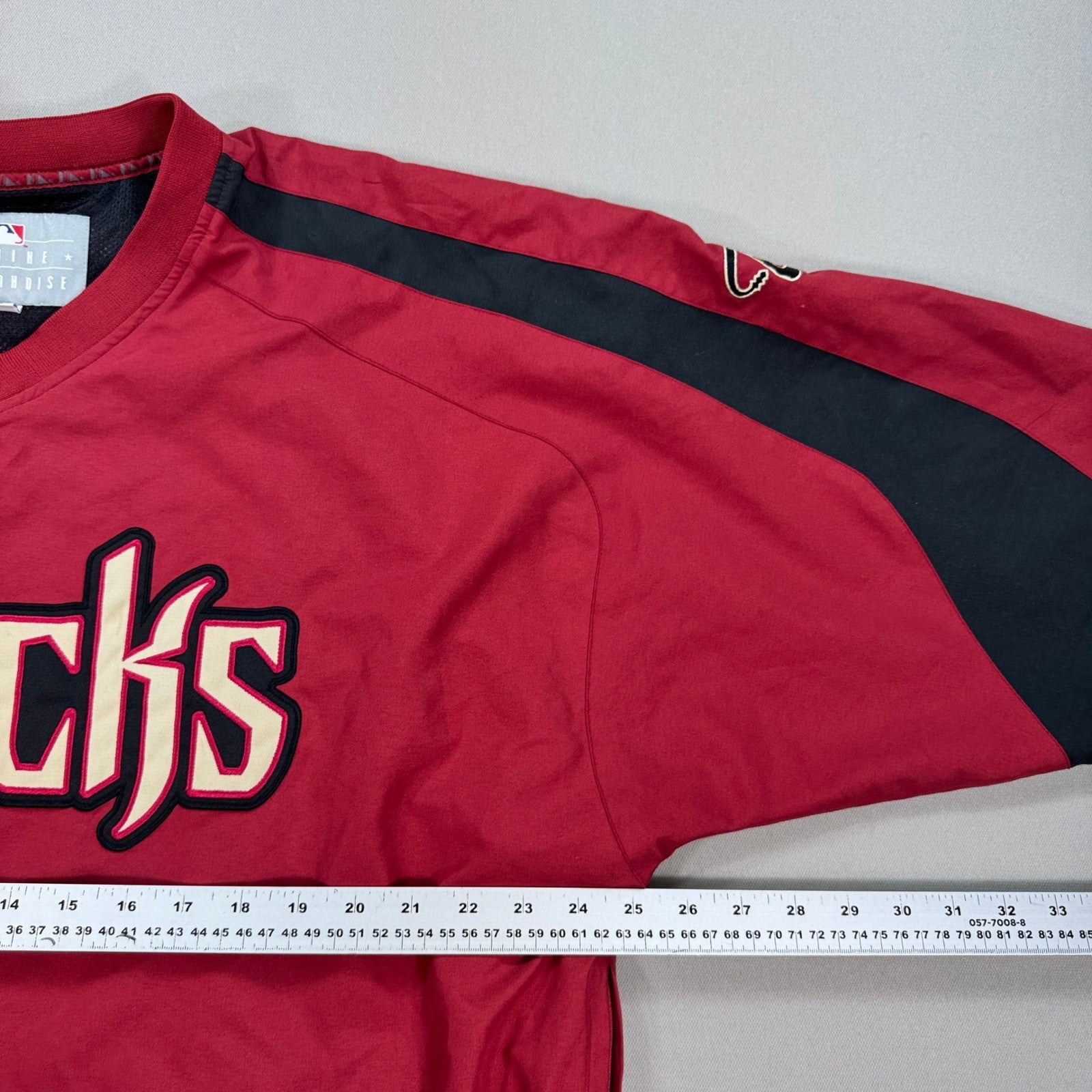 VTG Arizona Diamondbacks MLB Jacket Genuine Merchandise mens Large Red Pullover
