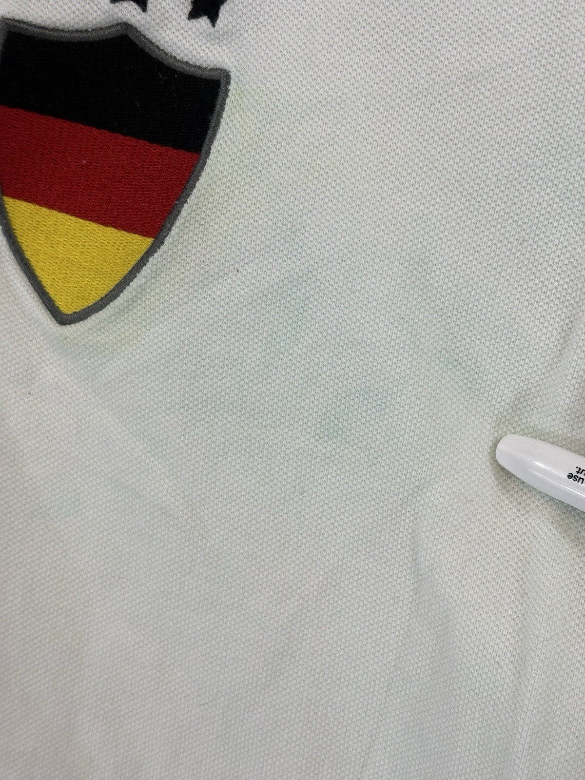 Vintage Roots 1973 Germany National Football Team White Polo Shirt mens XL