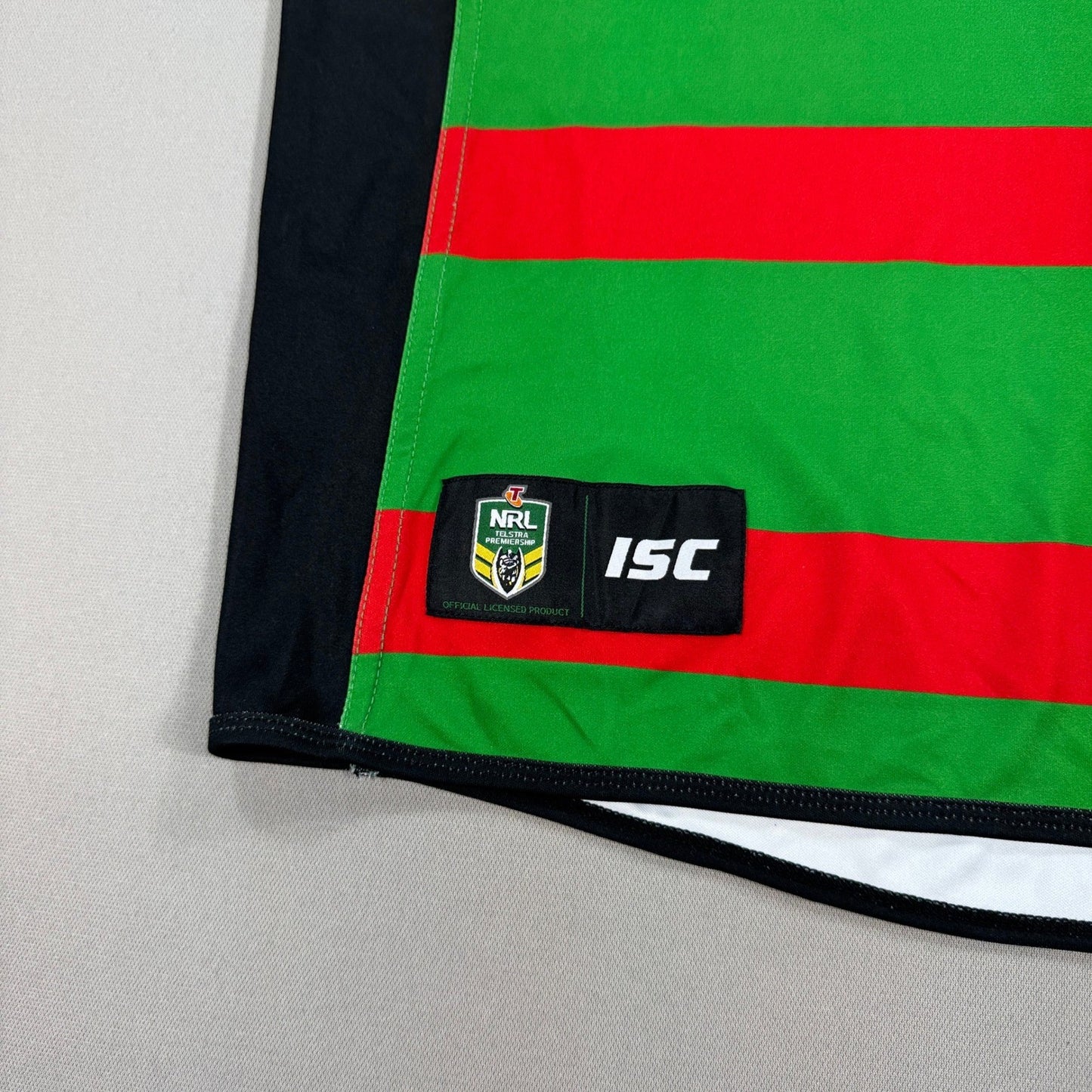 South Sydney Rabbitohs Home Jersey Mens Medium 2015 NRL ISC Rugby League VGC