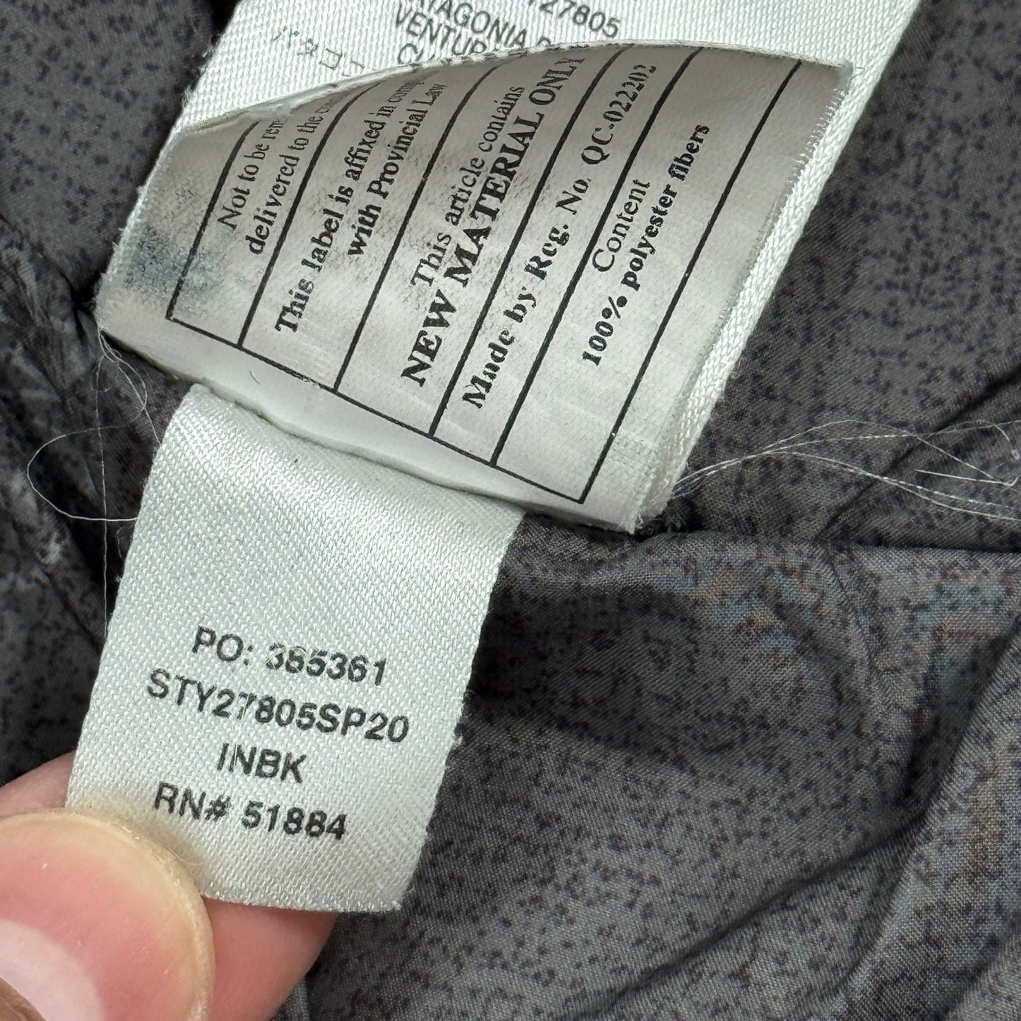 Patagonia Iron Forge Hemp Barn Jacket Insulated Canvas mens 3XL Quilted 27805