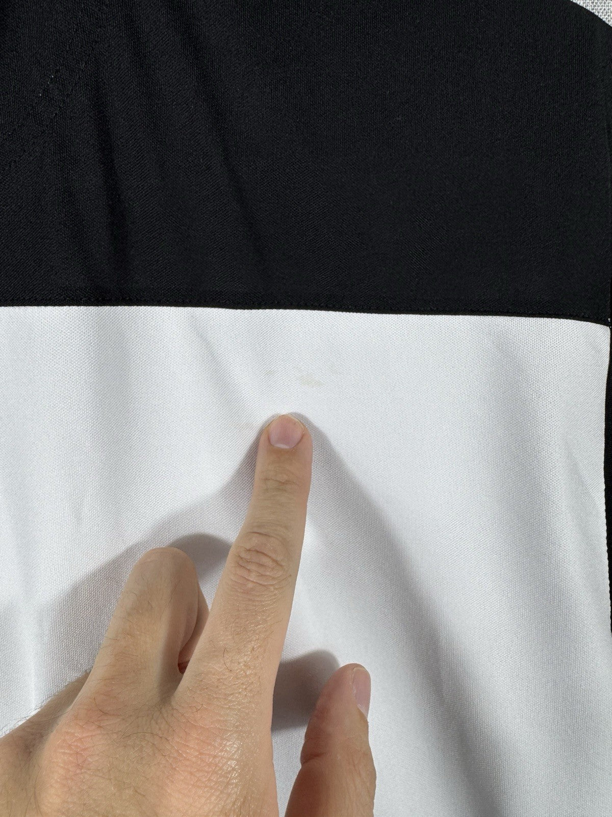 JAMIE SADOCK mens GOLF/POLO Black And White Size Large Geometric Pattern