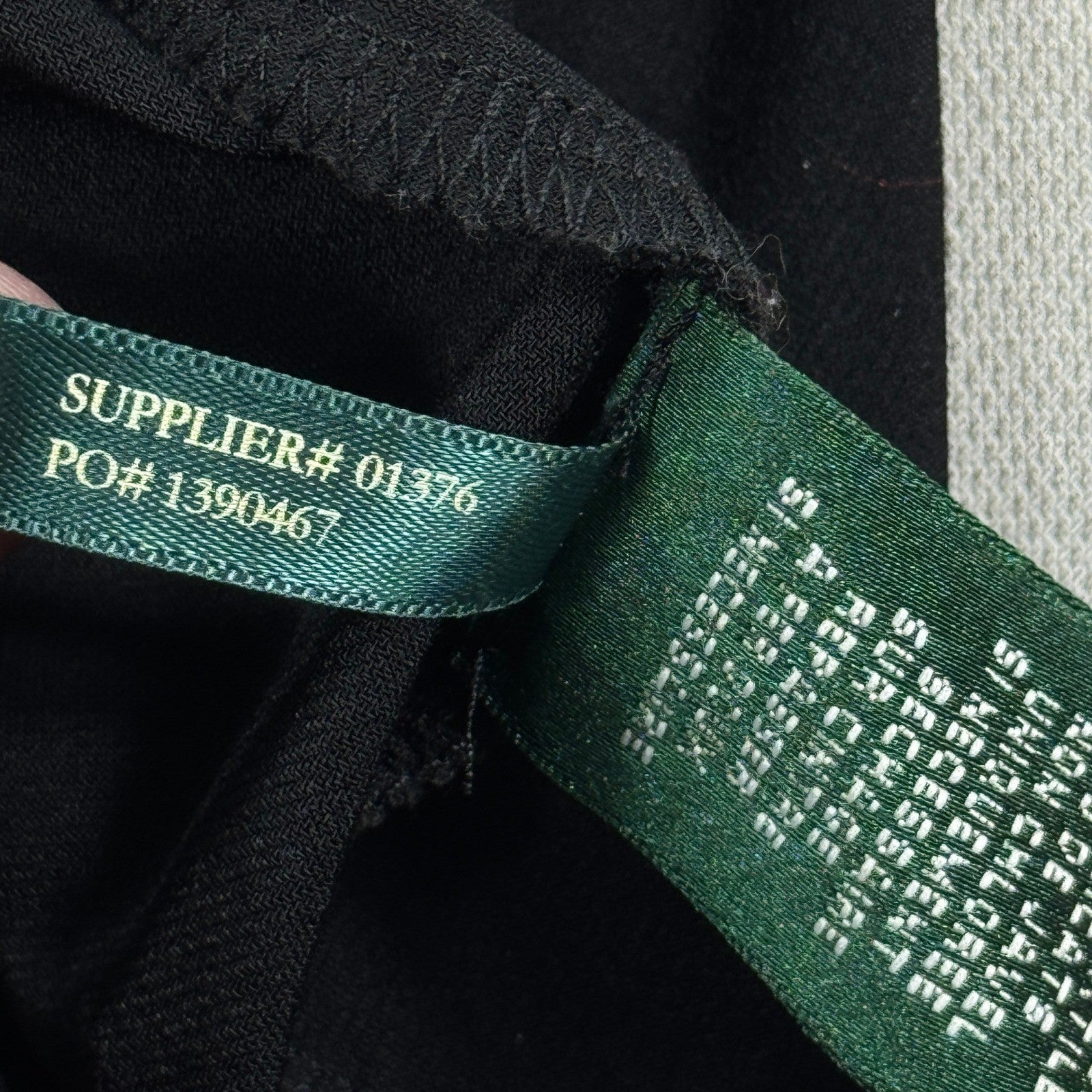 Lauren Ralph Lauren Ruched Midi Sheath Dress Black Ruffled Formal Sz 10