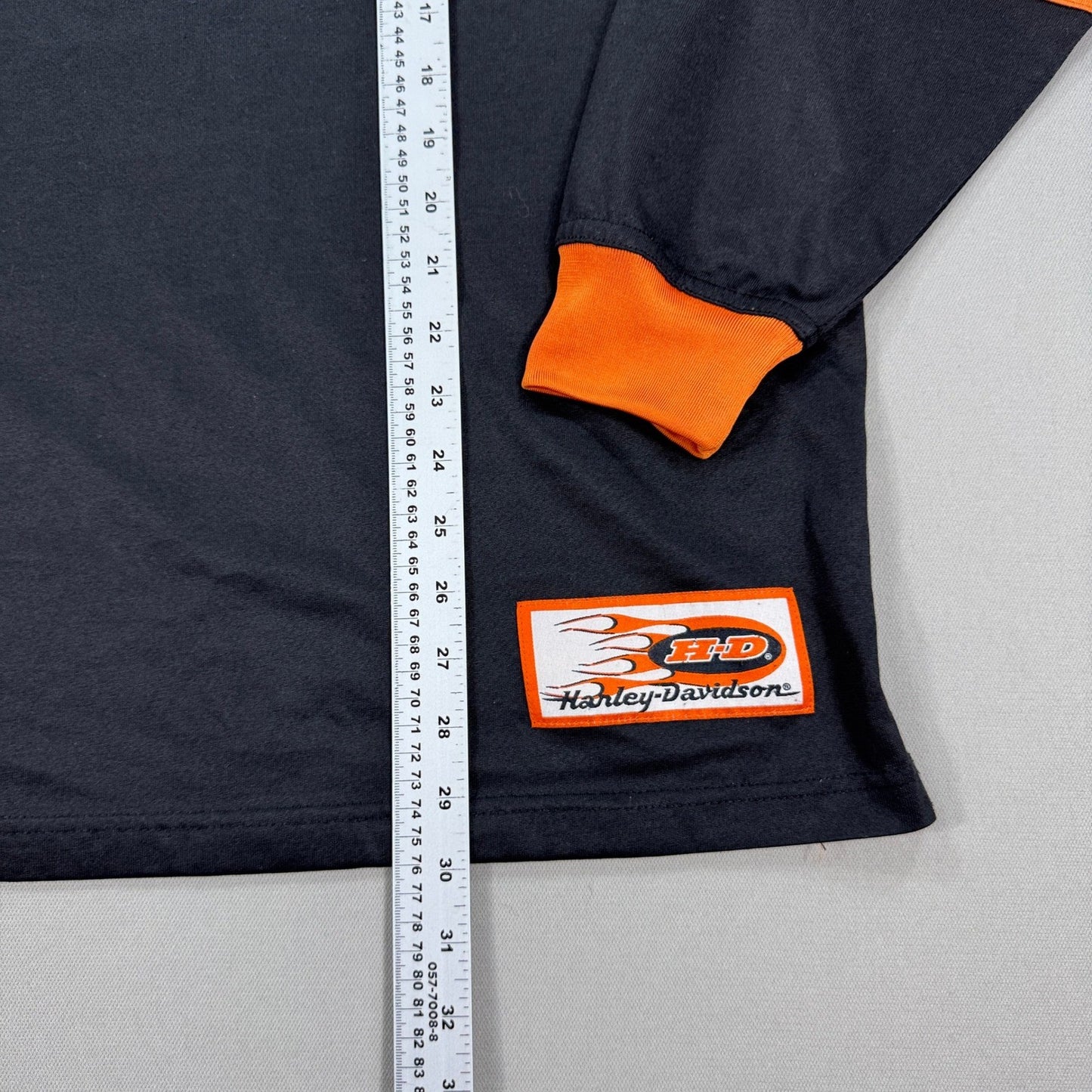 Harley Davidson Embroidered Biker Shirt mens Large Las Vegas Nevada Y2K