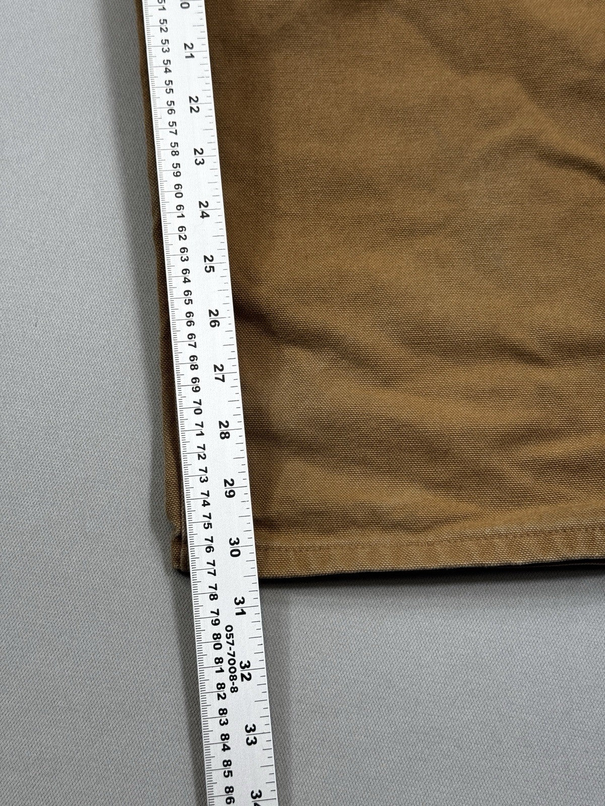 VTG Carhartt Pants Double Knee Carpenter mens 33x32 Brown Distressed Made in US