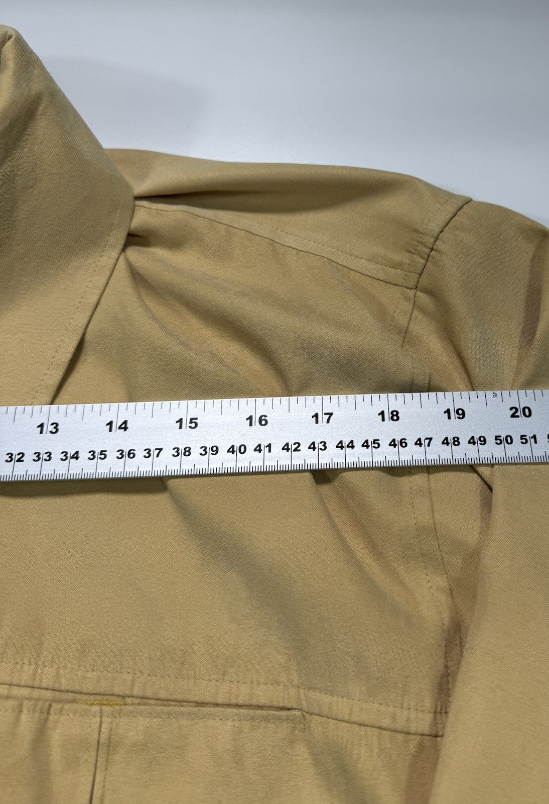 7 Diamonds Shirt Mens Large Brown Tan Button Up Country Velvet Feel Long Sleeve