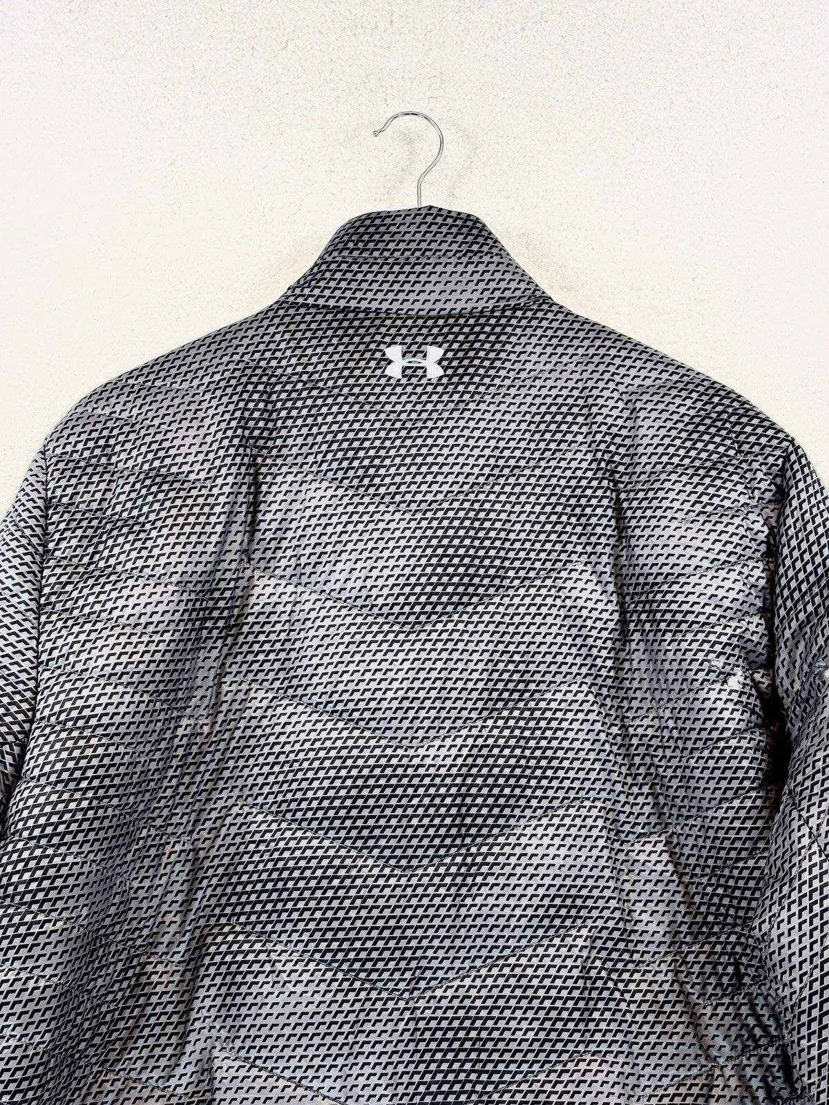 Under Armour Puffer Jacket mens XL Black ColdGear Reactor Full Zip Lightweight