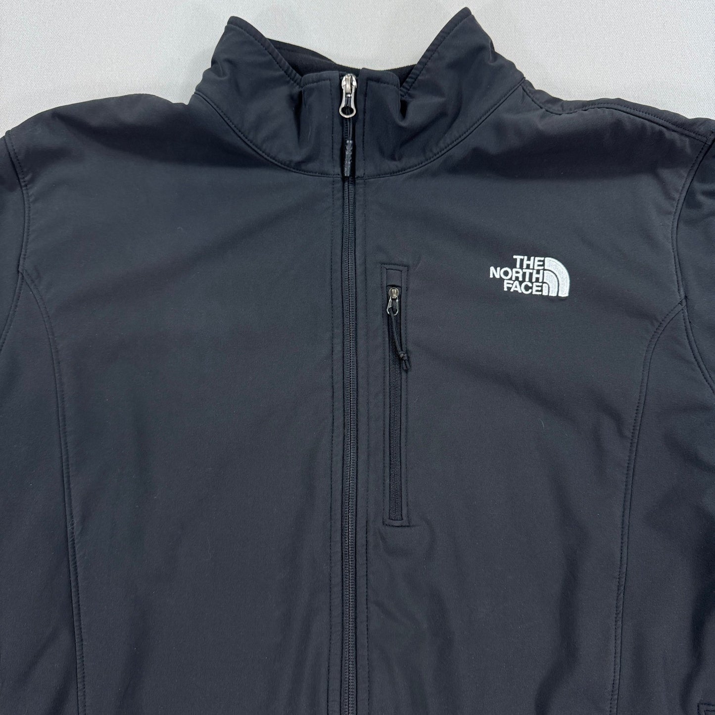 The North Face Apex Bionic Softshell Jacket mens 2XL Black Full Zip Windproof