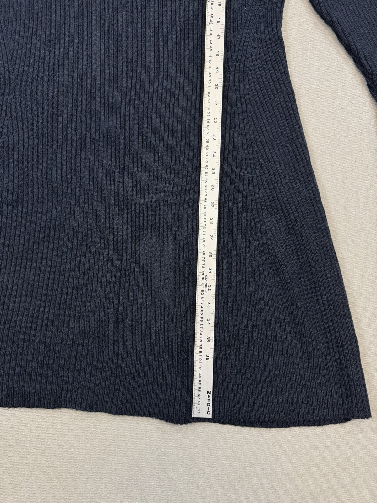 Brand New Tommy Hilfiger Cable Knit Mini Jumper Dress Womens 2XL Navy Blue