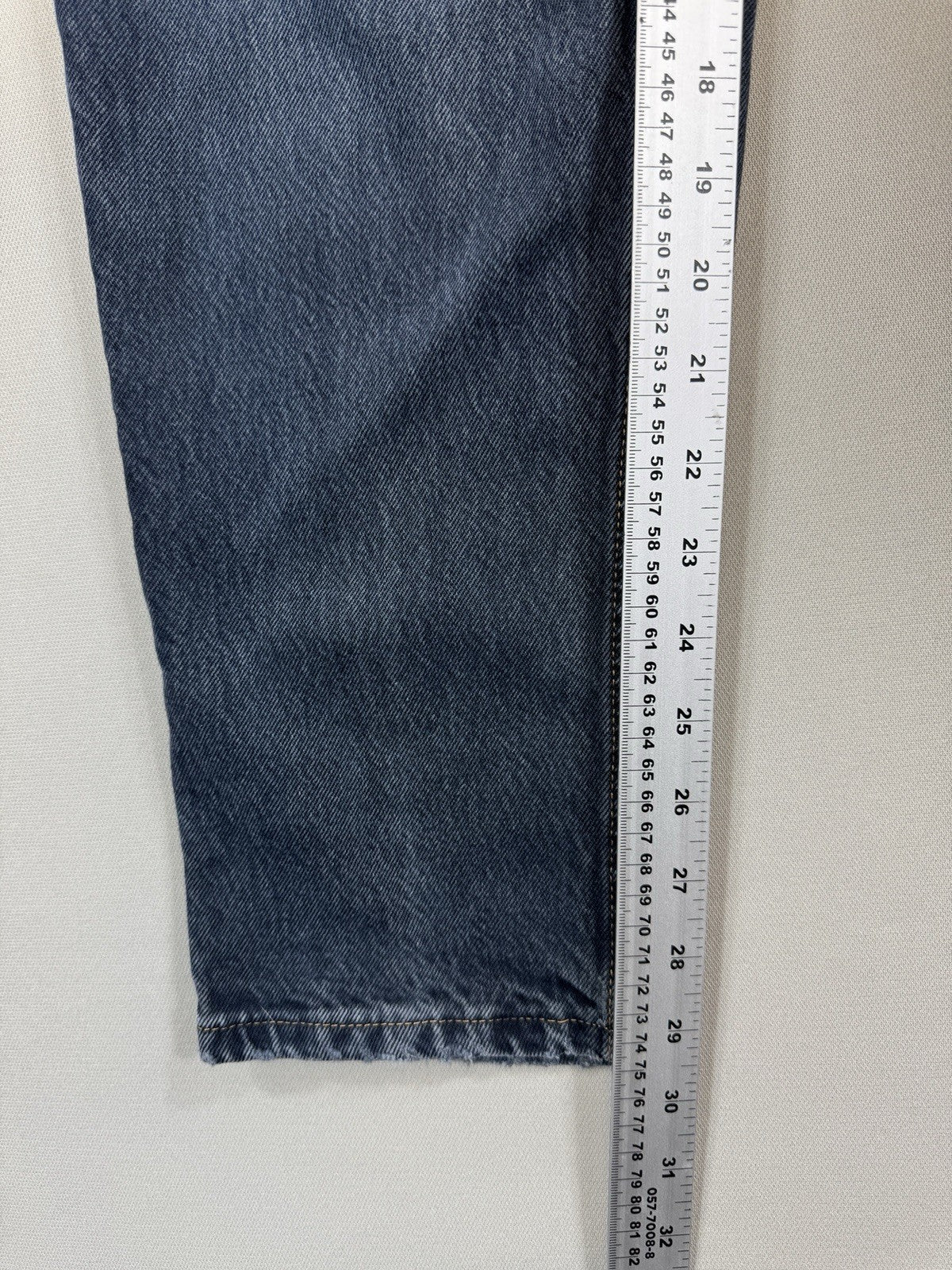 Vintage Ikeda High Rise Womens Sz 31 Gray Denim Jeans Medium Wash