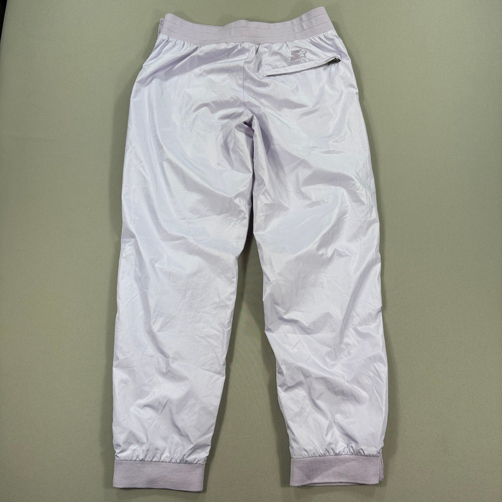 Vintage Starter Black Label Track Pants Side Snap Tear Away mens Small Purple