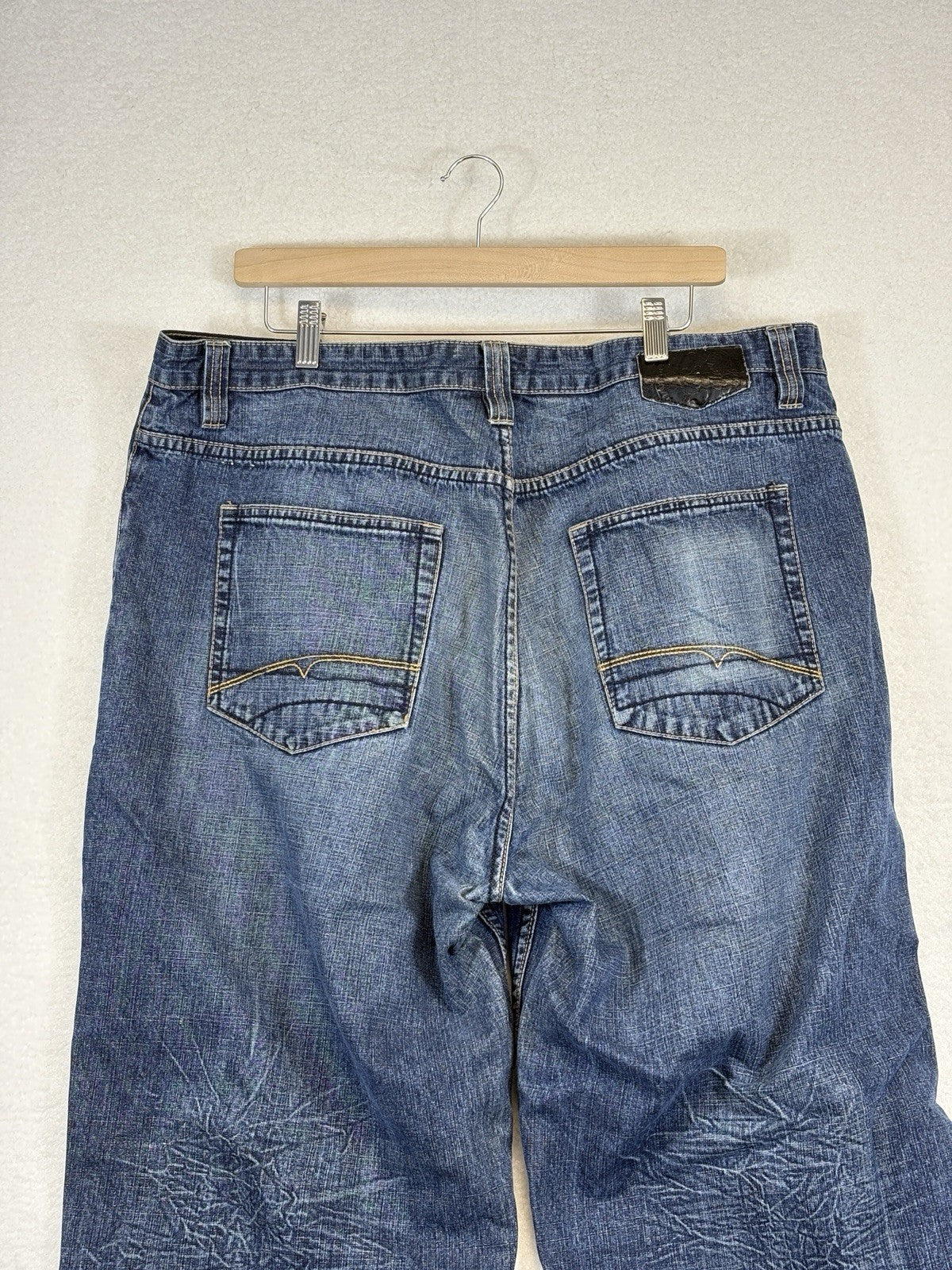 Vintage G-Unit Heavyweight Baggy Blue Denim Jeans Medium Wash Mens Size 40