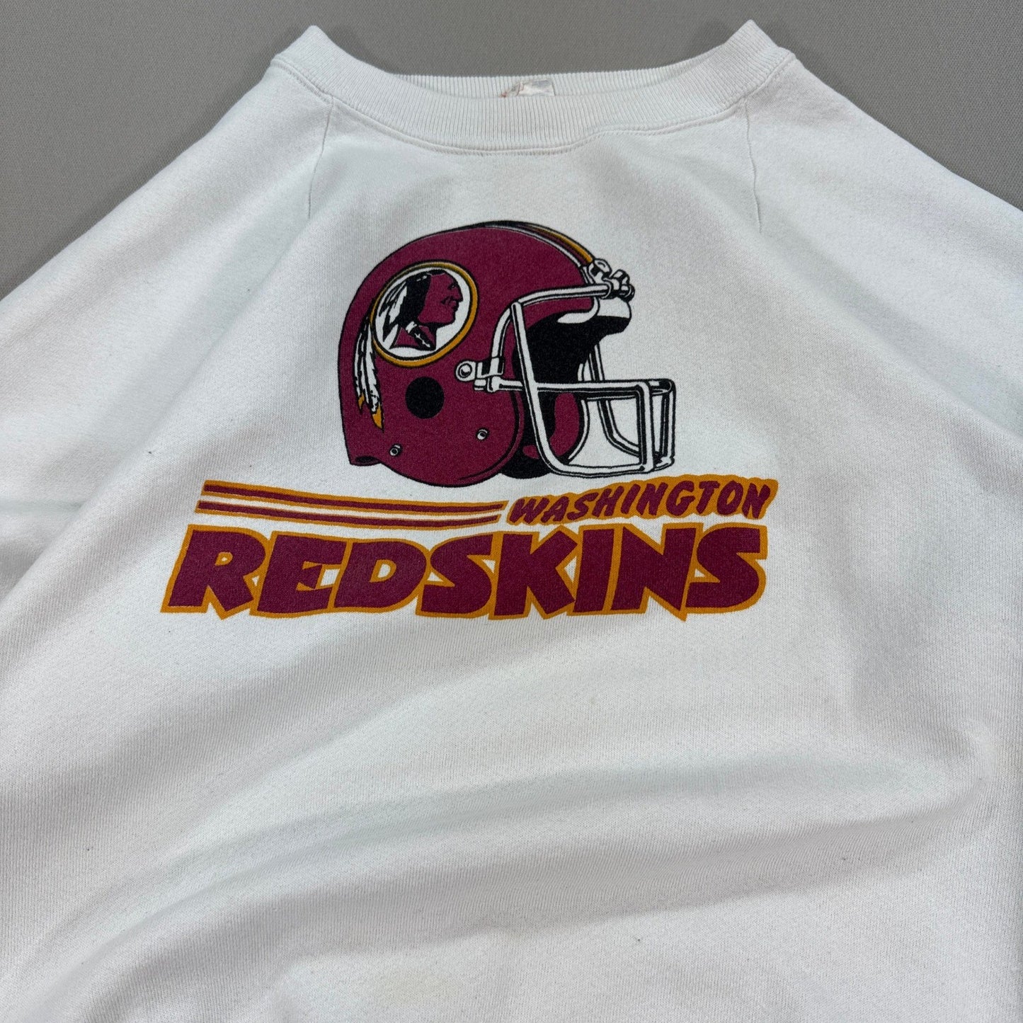 Vintage 90s Washington Redskins NFL Sweatshirt Mens XL White Made In Canada