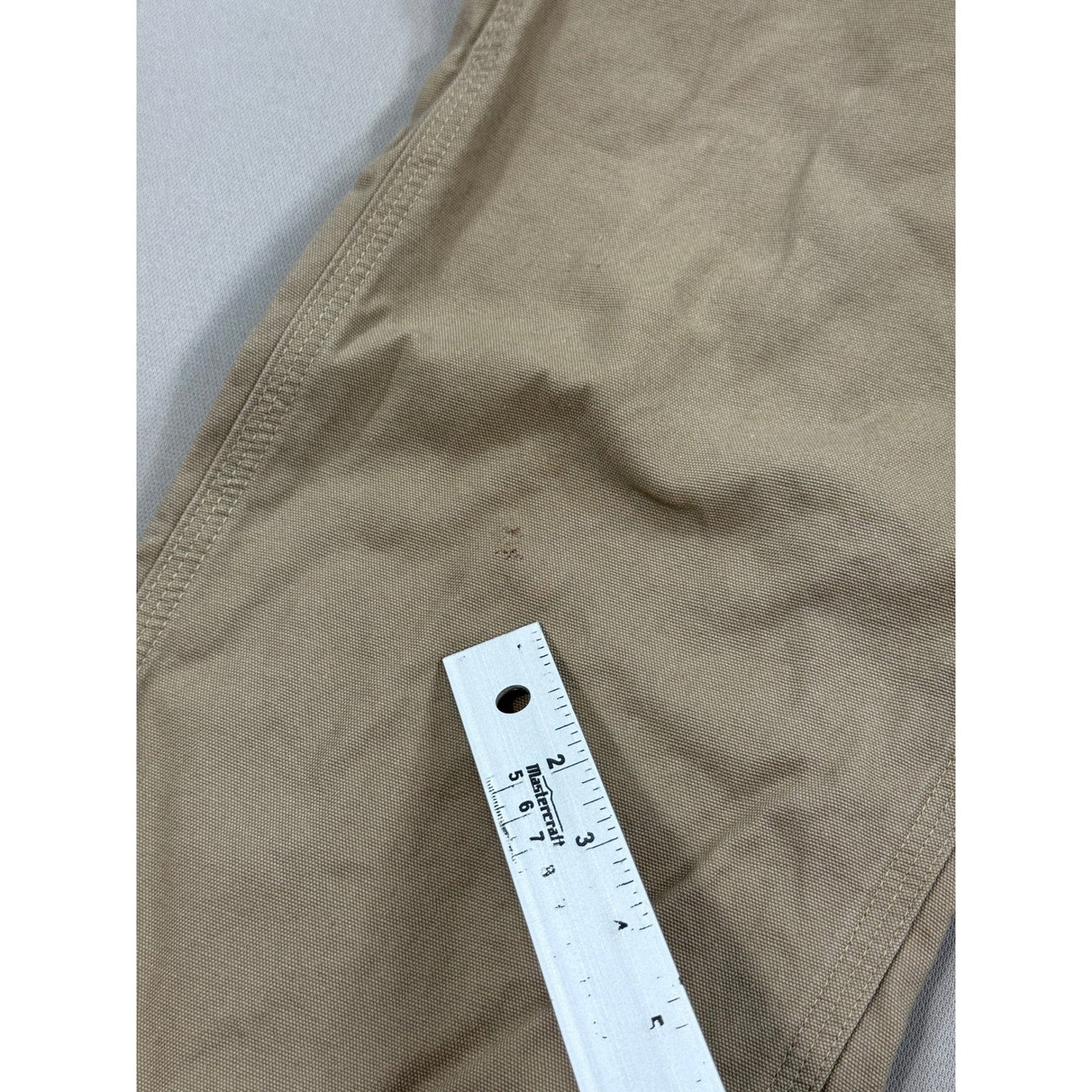Carhartt Carpenter Pants Tan Workwear Utility Jeans mens 32x30 Beige Loose Fit