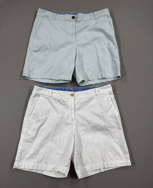 Talbots The Weekend Chino Shorts Womens Size 10 Lot of 2 Classic Fit