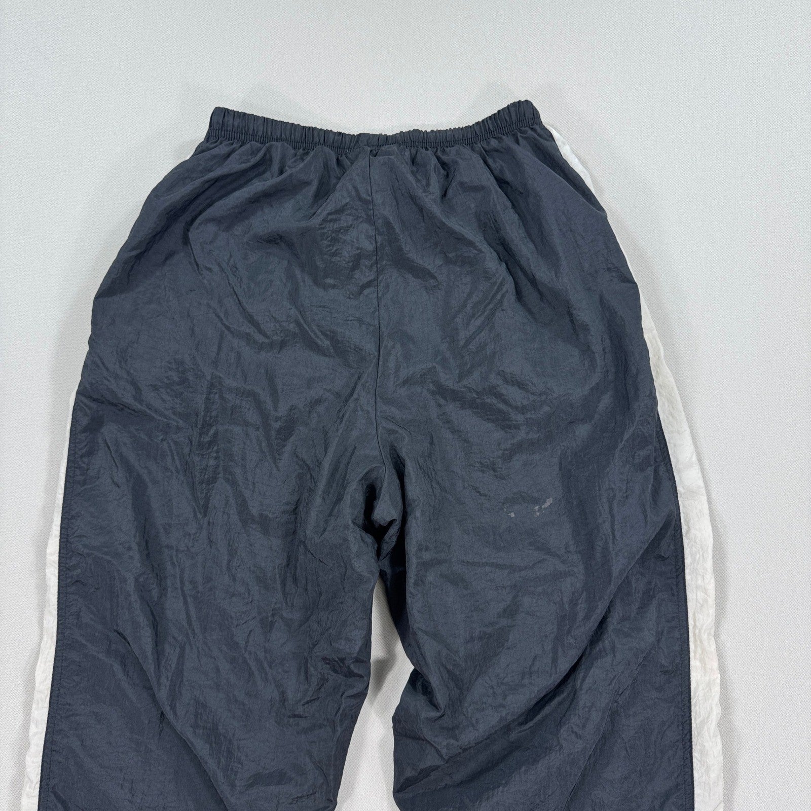 Vintage 90s Nike Windbreaker Pants Youth Large Ankle Zip Lined Drawstring