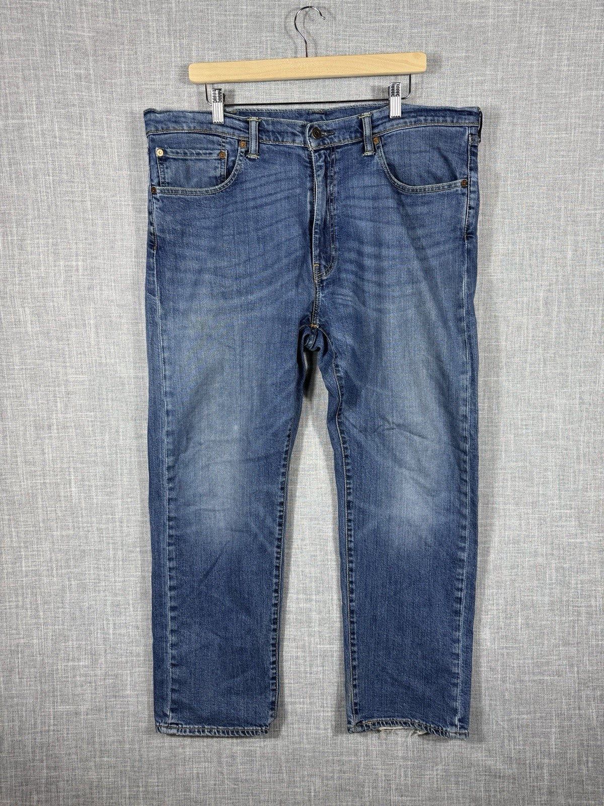 Levi Strauss 505 Straight Leg Loose Blue Jeans Mens 38x30