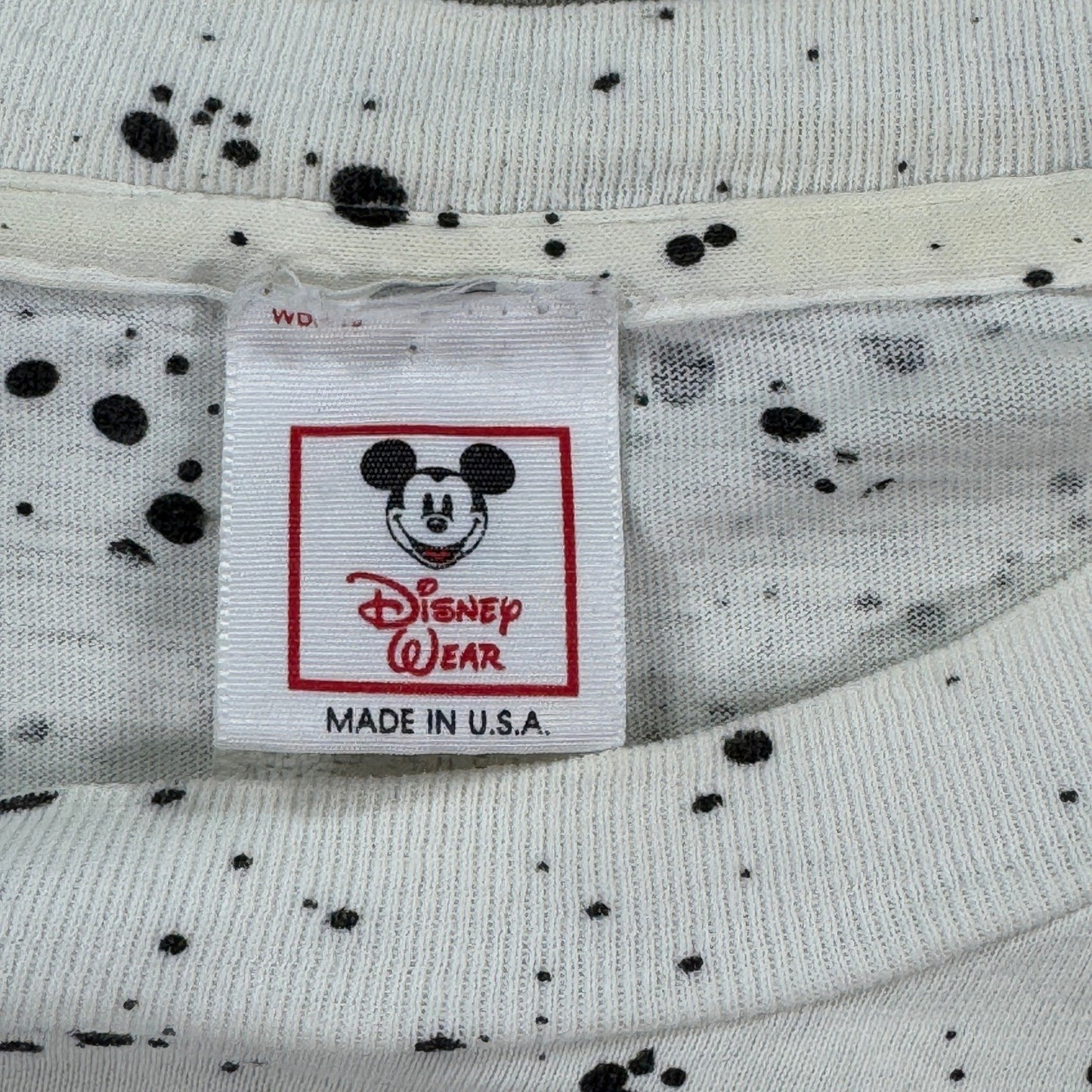 VTG Disney Mickey Mouse Shirt Womens Large Graphic Boxy Fit Made In USA