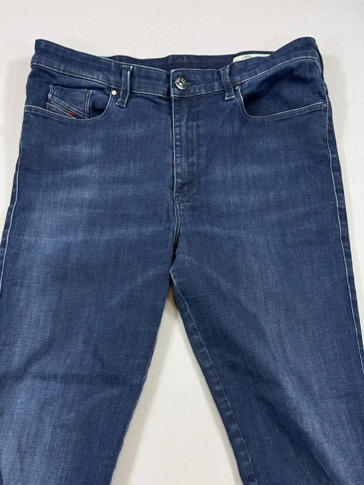 Diesel Jeans Skinzee High Womens 30x32 Blue Denim Super Slim-Skinny High Waist