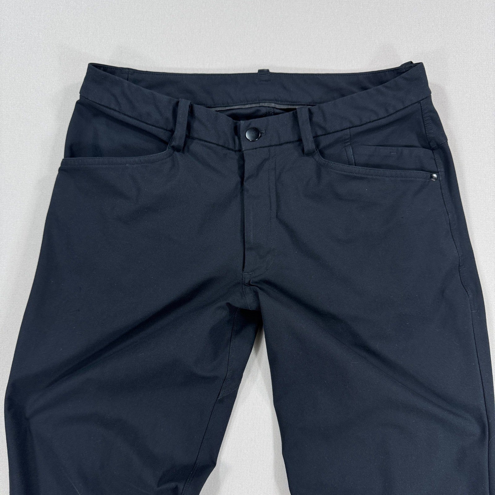 Lululemon Commission Dress Pants Men's 30x30 Black Slim Fit Stretch Warpstreme