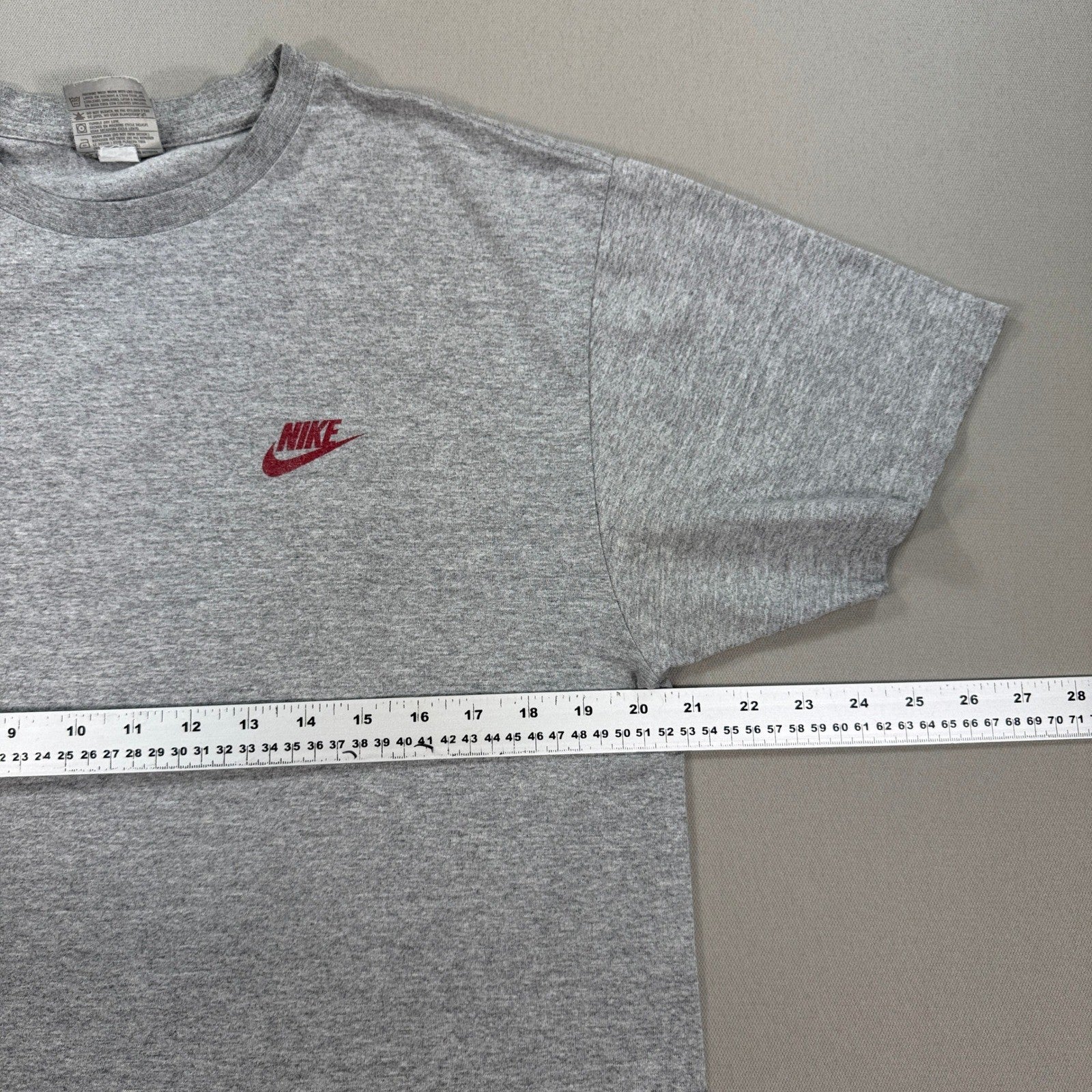 Vintage Nike There Is No Finish Line T-Shirt Mens Medium Gray Made In Canada Y2K