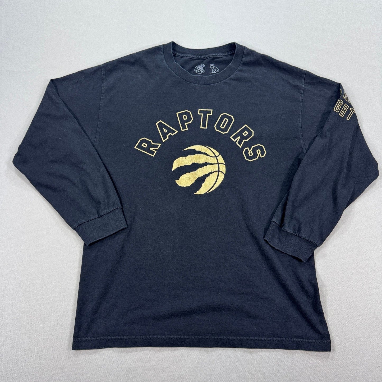 OVO Toronto Raptors x Drake Night Long Sleeve T-Shirt Limited Edition mens XL