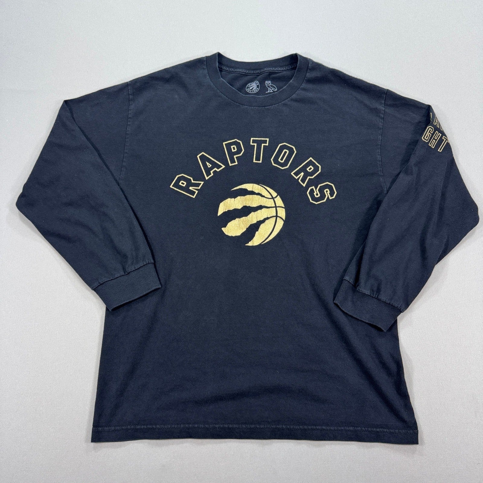 OVO Toronto Raptors x Drake Night Long Sleeve T-Shirt Limited Edition mens XL