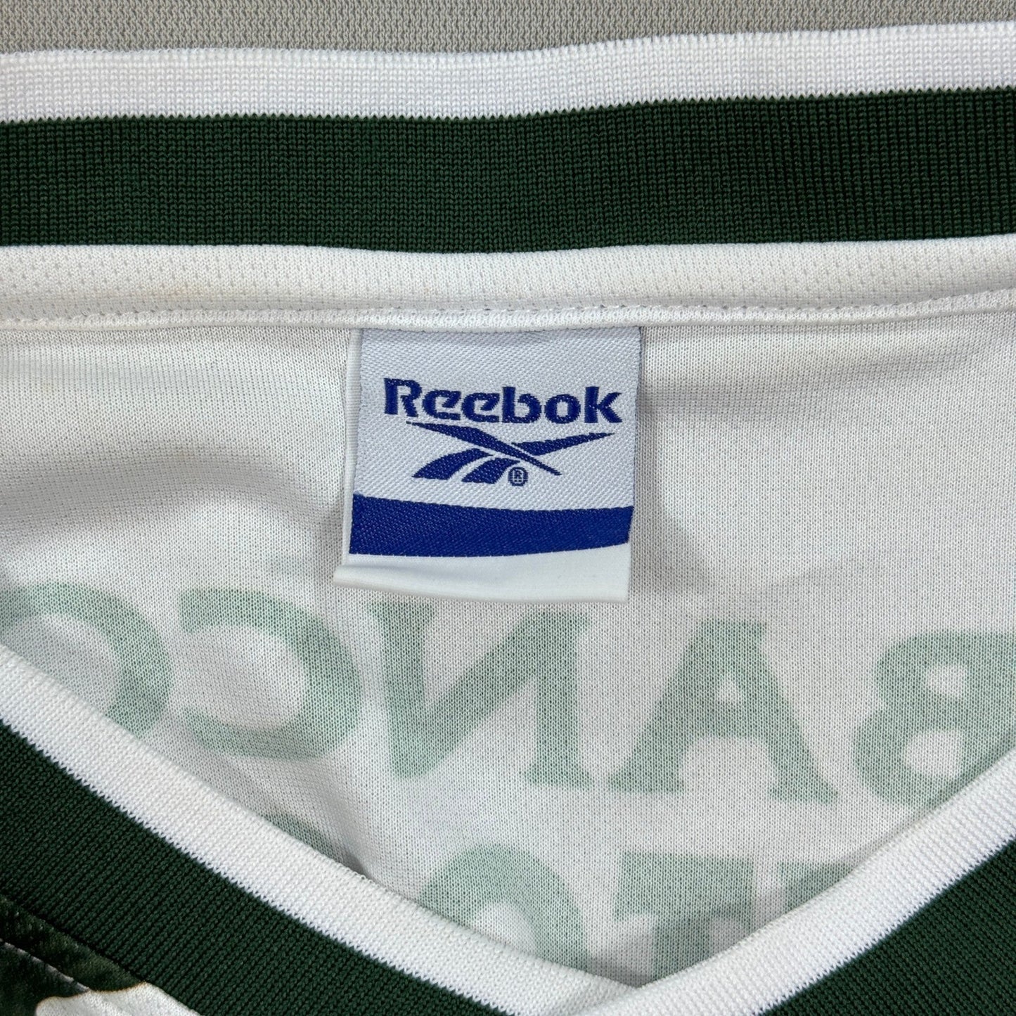Sporting Portugal mens XL Gilbertson Jersey Reebok Football Soccer Green White
