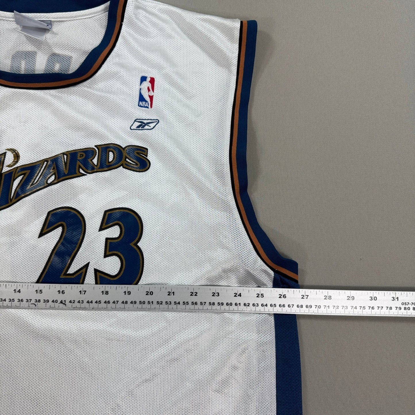 Vintage Michael Jordan #23 Washington Wizards NBA Jersey mens 2XL White Reebok