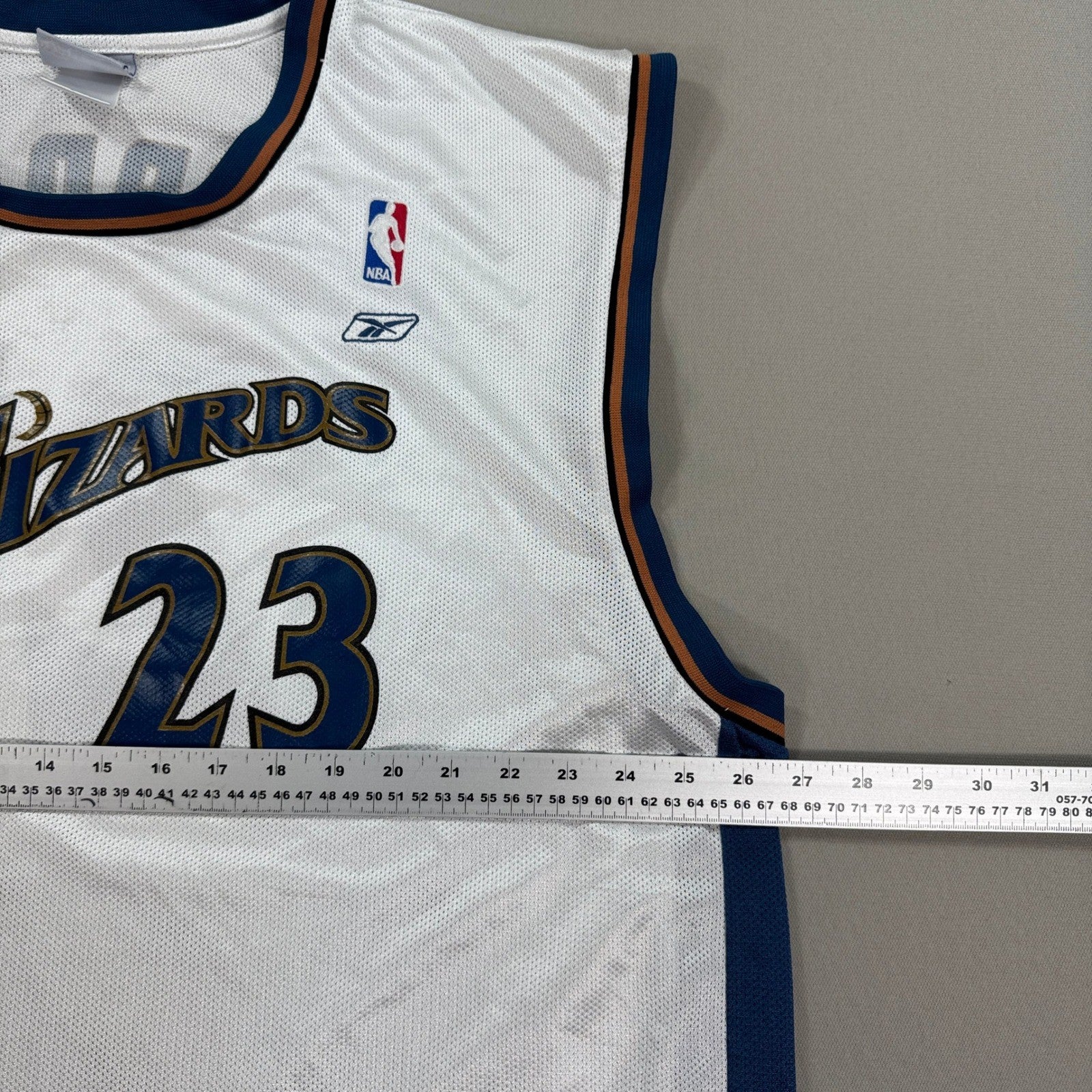 Vintage Michael Jordan #23 Washington Wizards NBA Jersey mens 2XL White Reebok