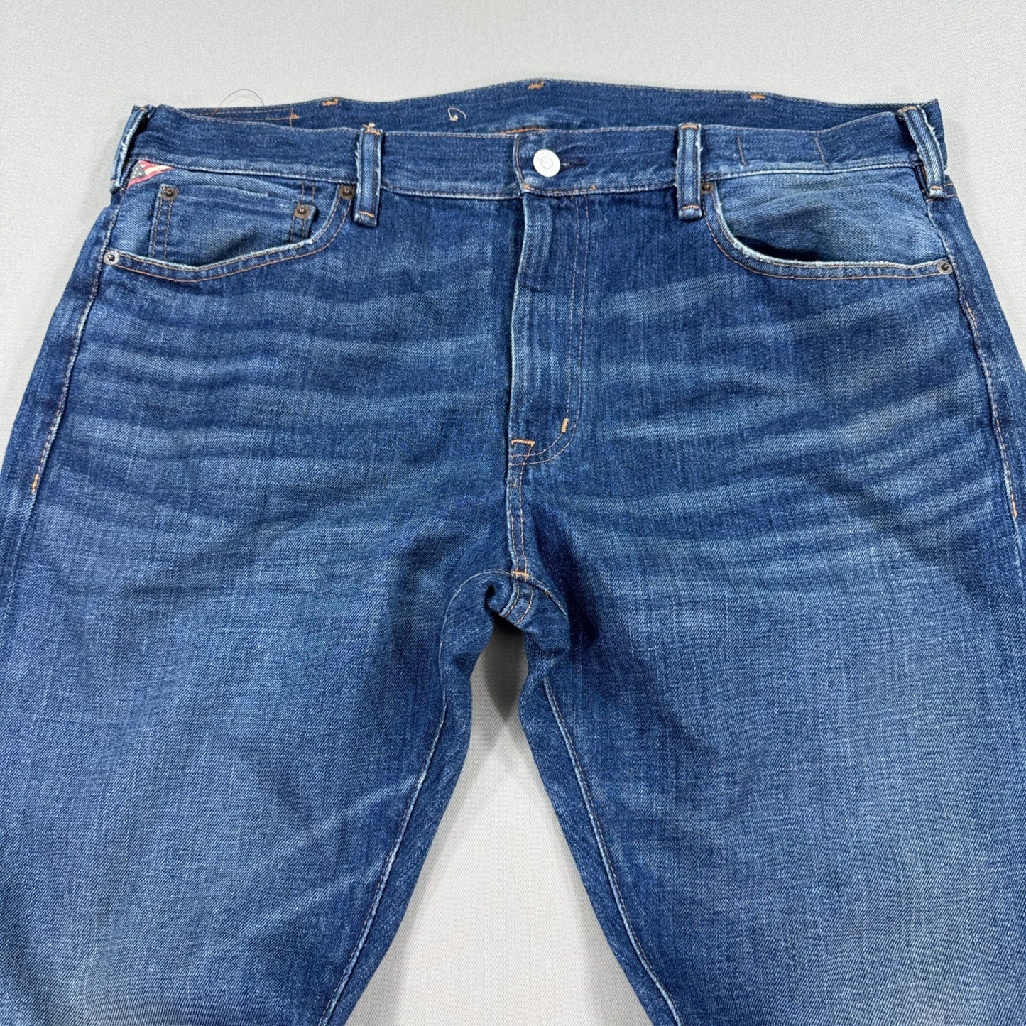 Denim & Supply Ralph Lauren Distressed Jeans Slim mens 38x32 Denim Straight Leg