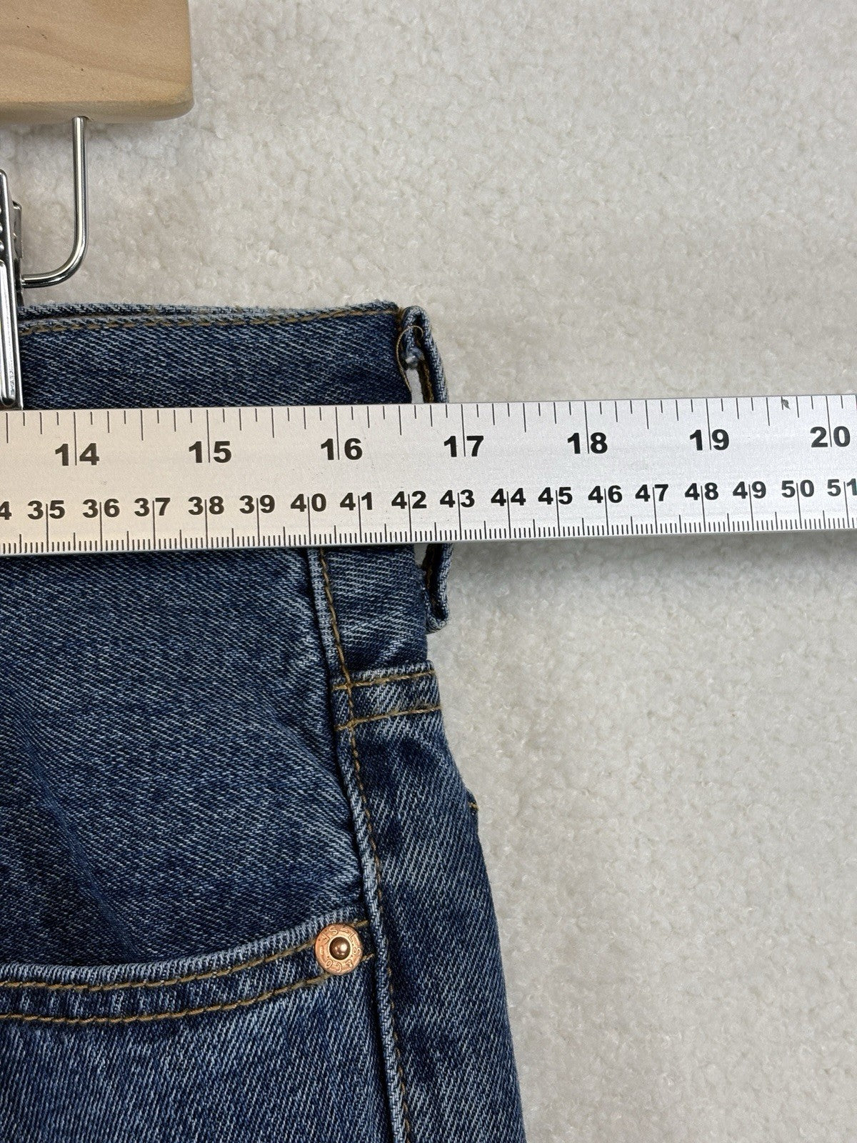 Levi's 516 Slim Straight Jeans Mens 34x30 Medium Wash NEW