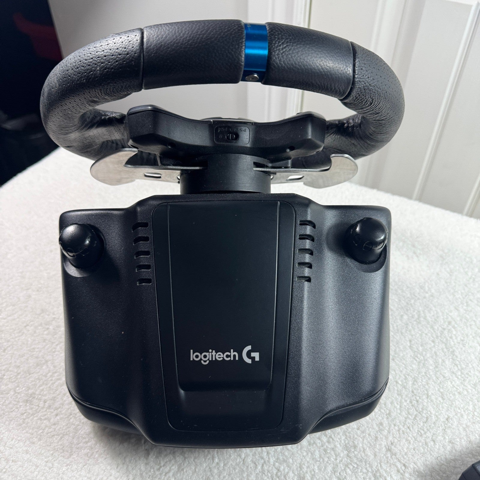 Logitech G29 Driving Force GT Racing Wheel with AC Adapter Tested Working PS5 PC