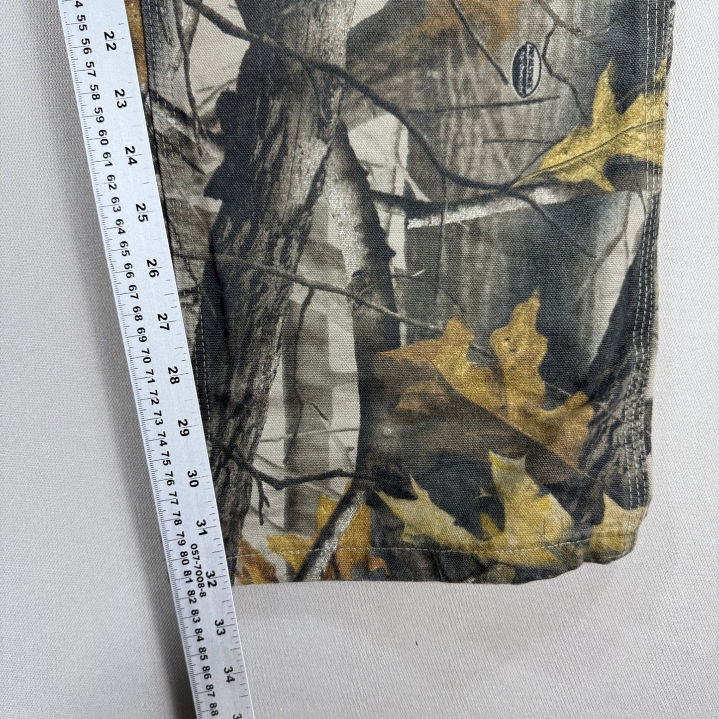 Vintage Carhartt B158 Realtree Camo Pants Dungaree Fit Work Mens 36x32 Carpenter