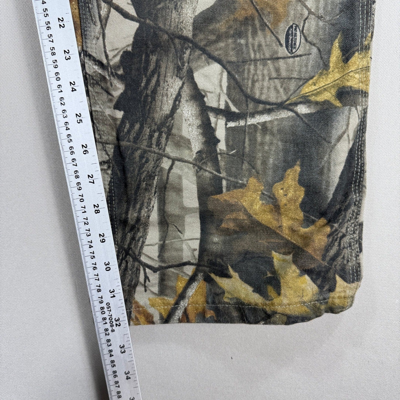 Vintage Carhartt B158 Realtree Camo Pants Dungaree Fit Work Mens 36x32 Carpenter