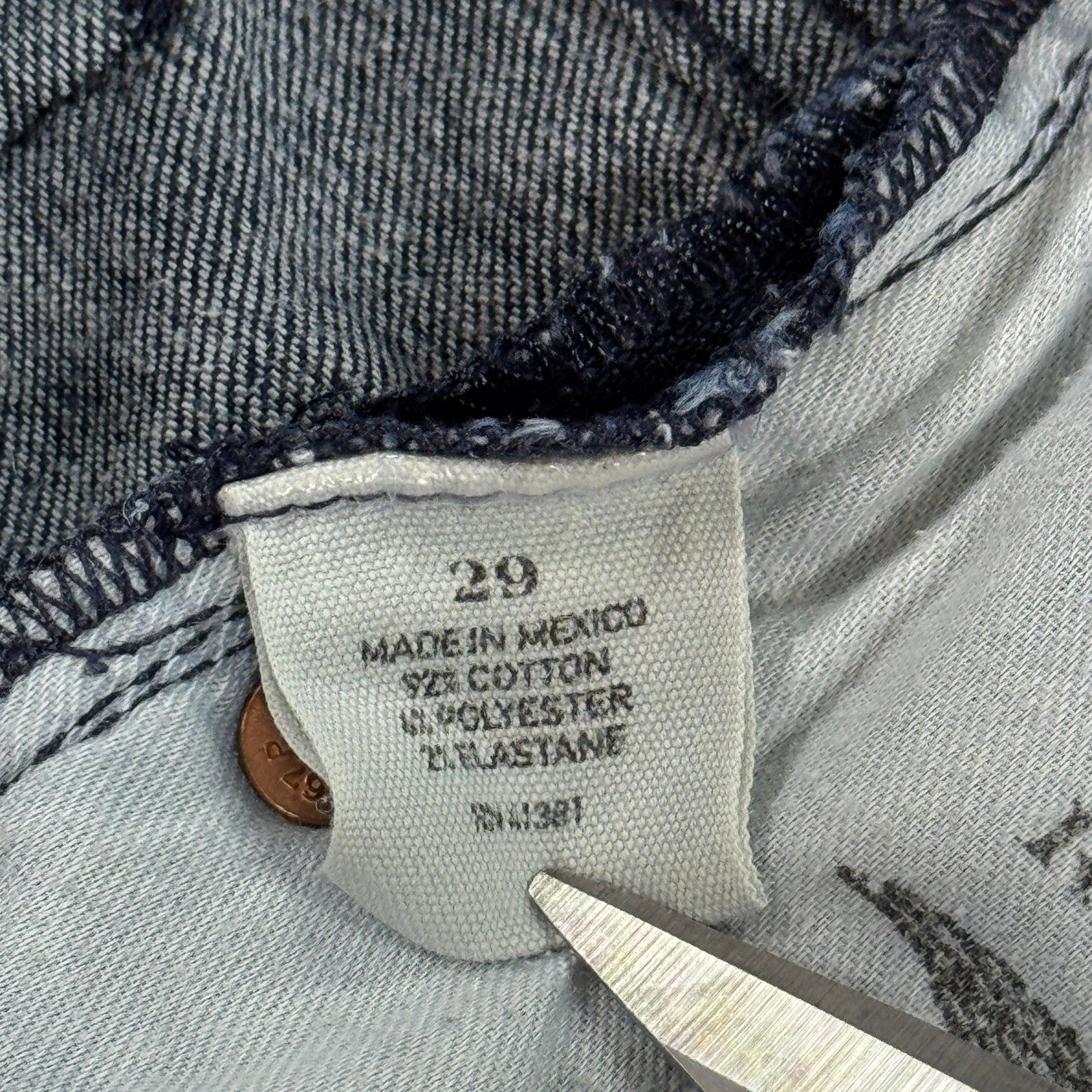 Polo Ralph Lauren Tompkins Skinny Jeans Womens Size 29 Blue Denim Dark Wash