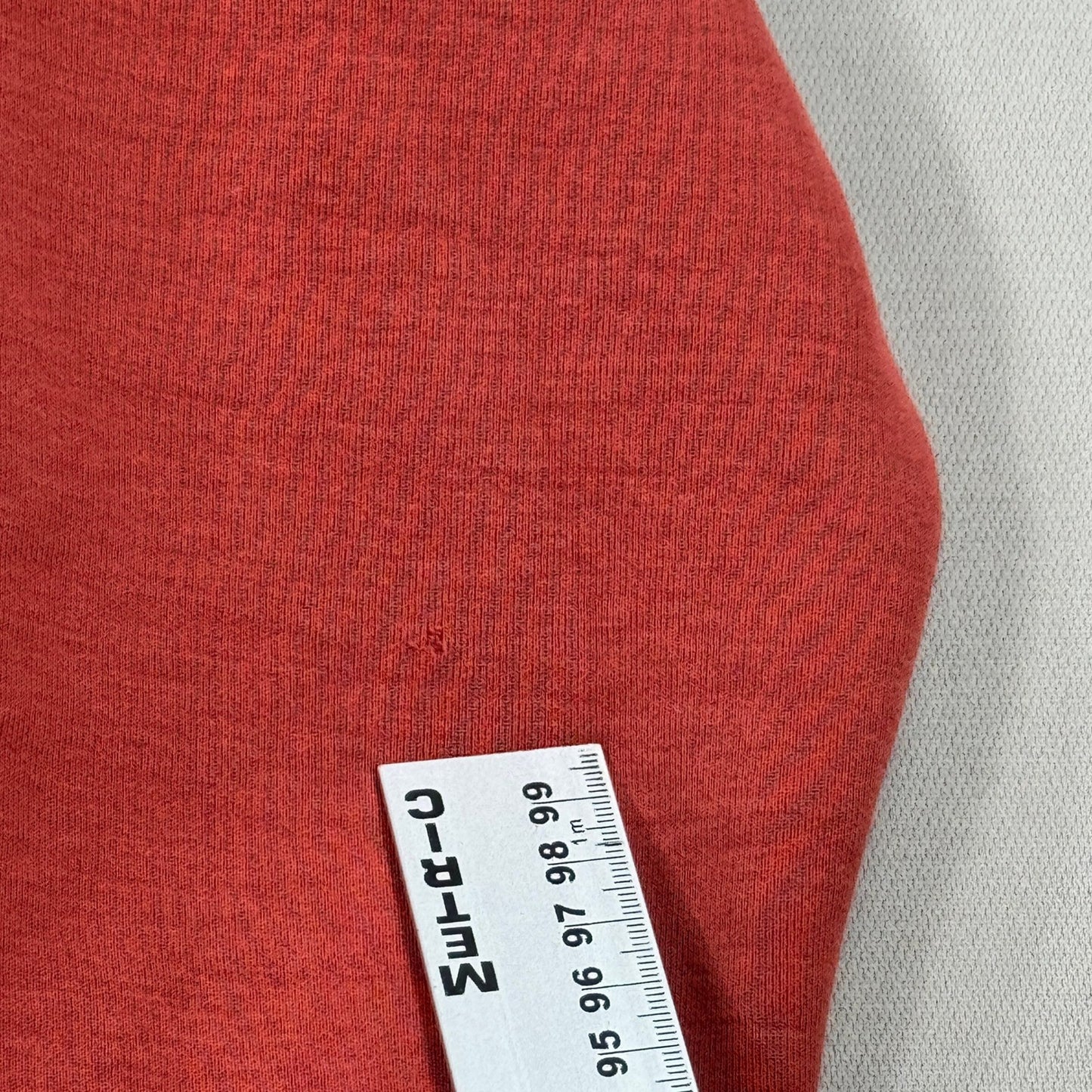 LL Bean Quilted Pullover Womens Medium Quarter Zip Red Long Sleeve