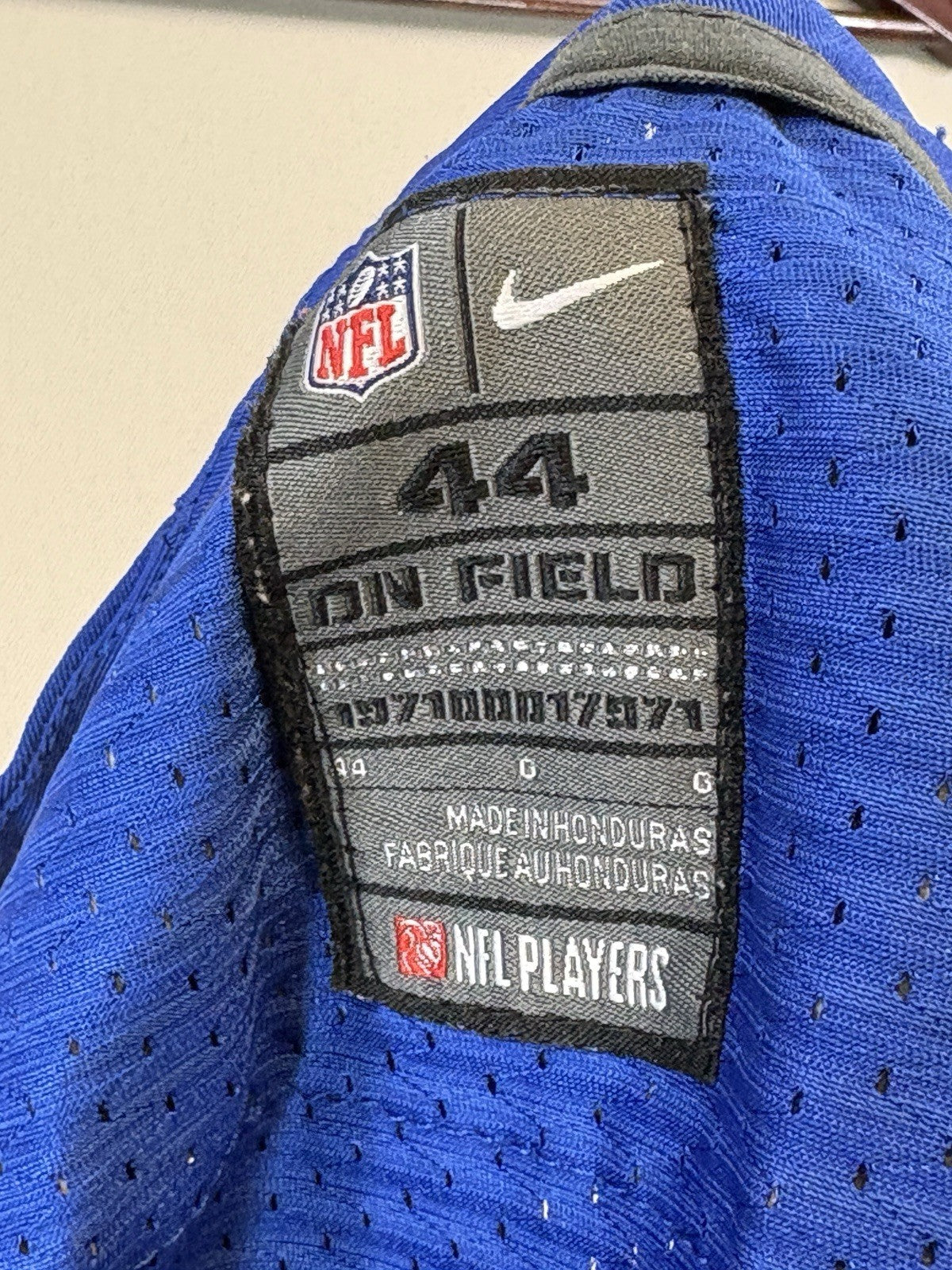 Nike On Field NFL Football Andrew Luck Indianapolis Colts Blue Jersey mens 44