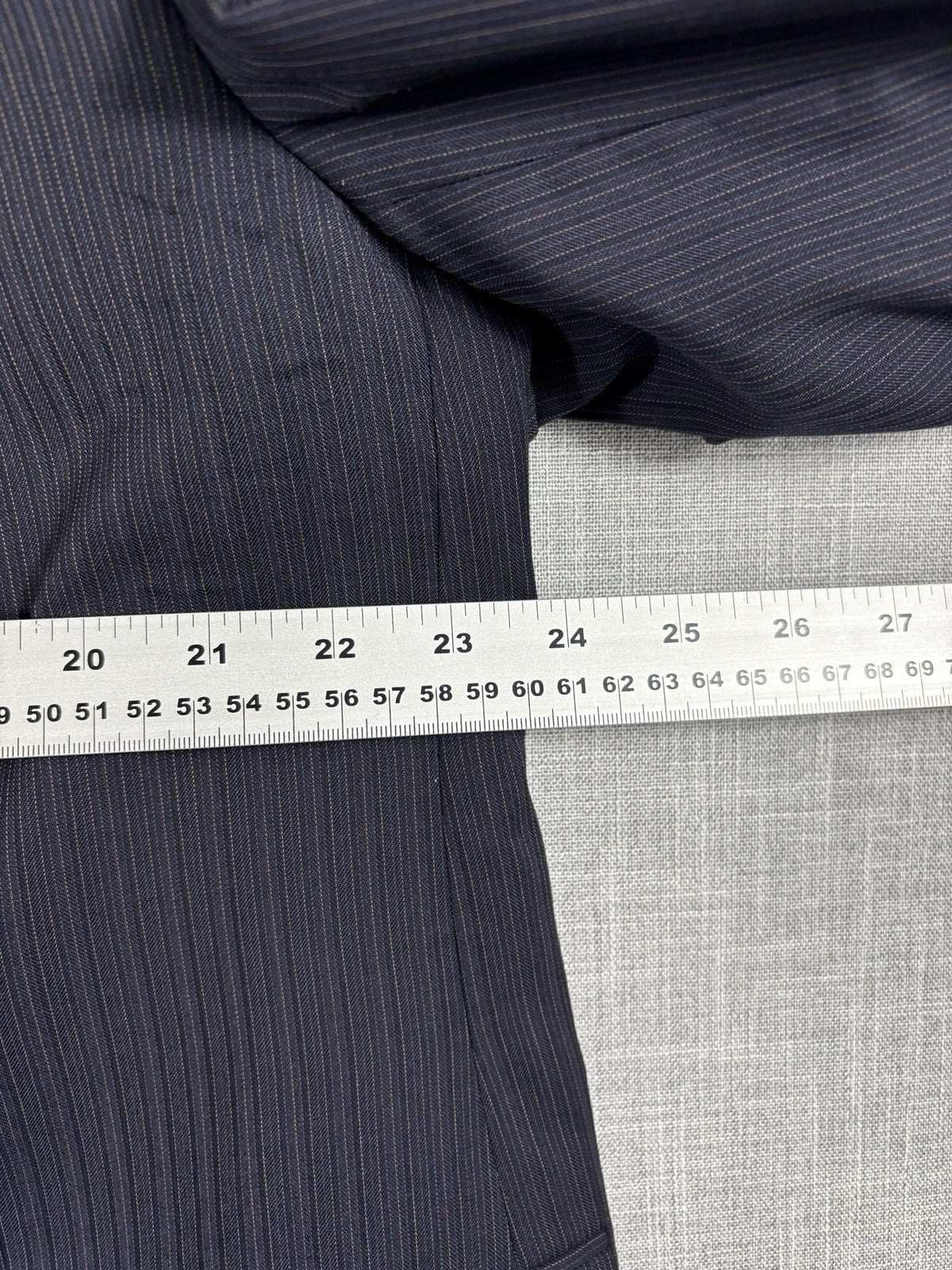 Ralph Lauren Suit Jacket Mens 46 Gray Luxury Formal Blazer Moores