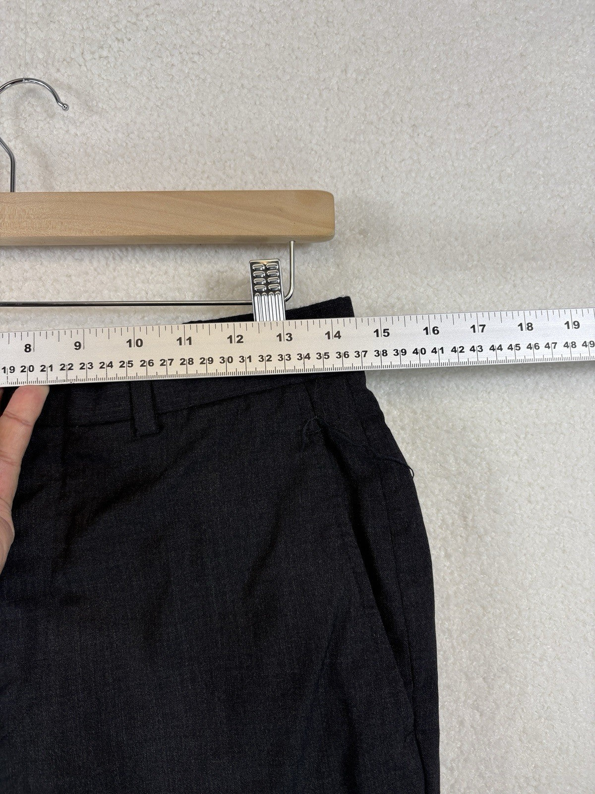 Brooks Brothers Pants Mens Size 38x32 Dark Gray 1818 Fitzgerald 100% Wool