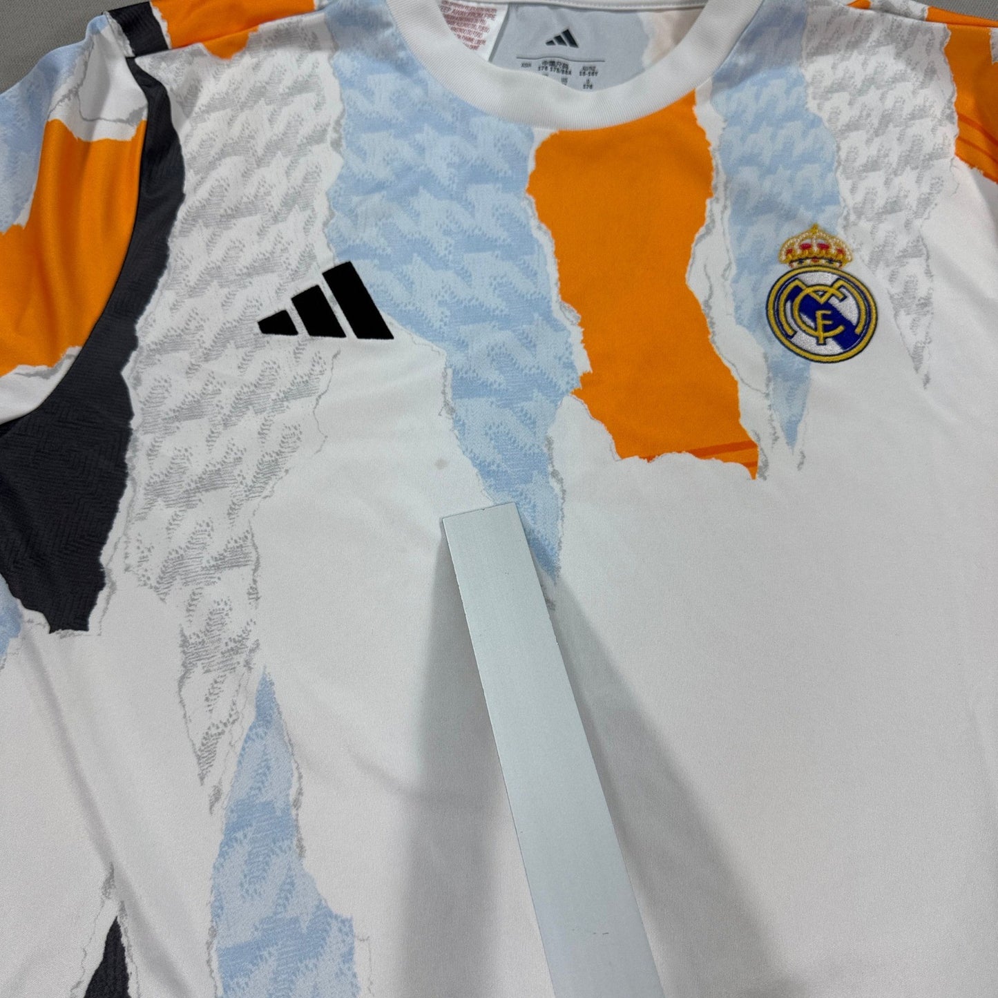 Real Madrid Jersey 24/25 Pre-Match Adidas Football Shirt mens XL Multicolor